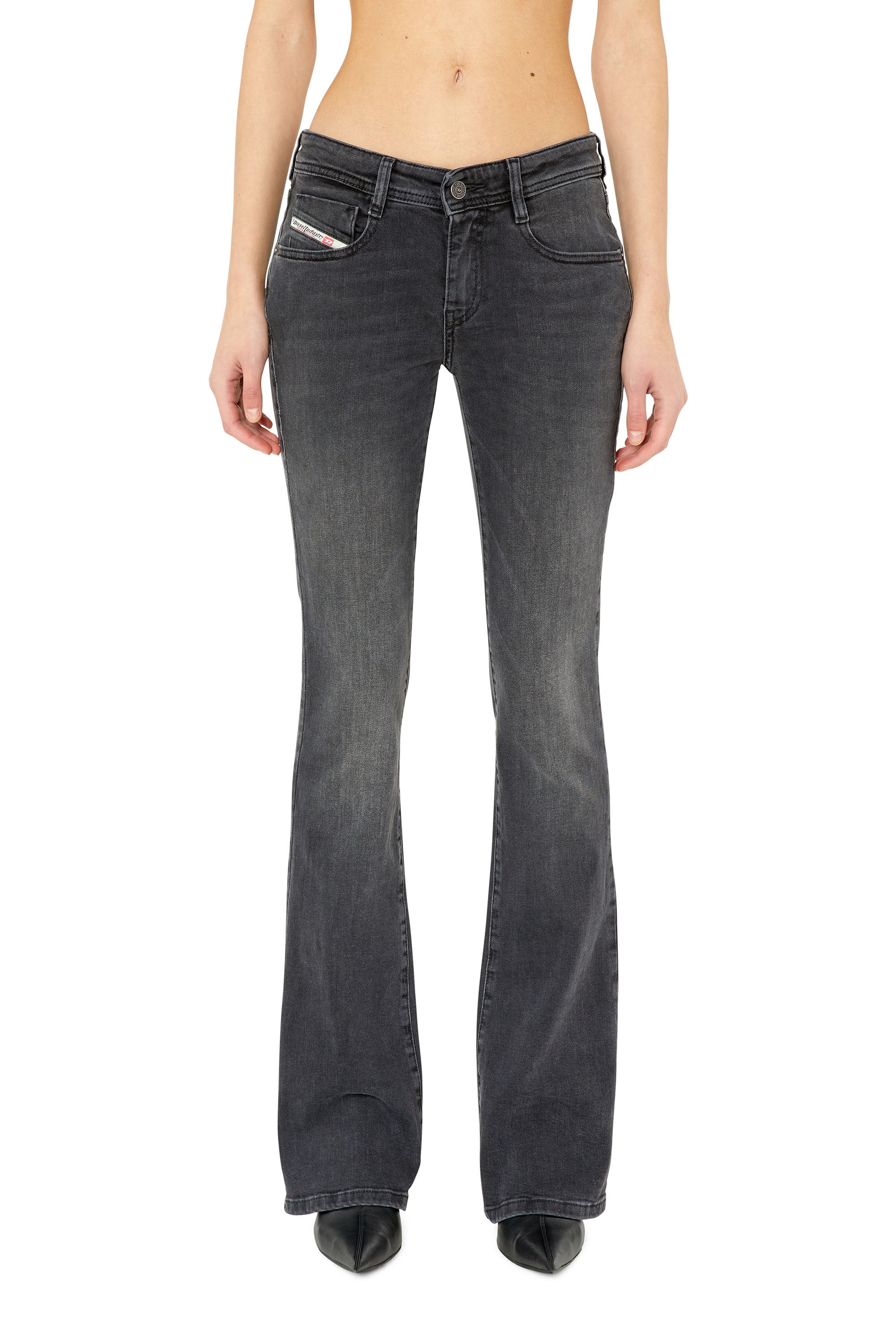 Diesel - Bootcut and Flare Jeans 1969 D-Ebbey 0IHAV, Black/Dark grey - Image 3