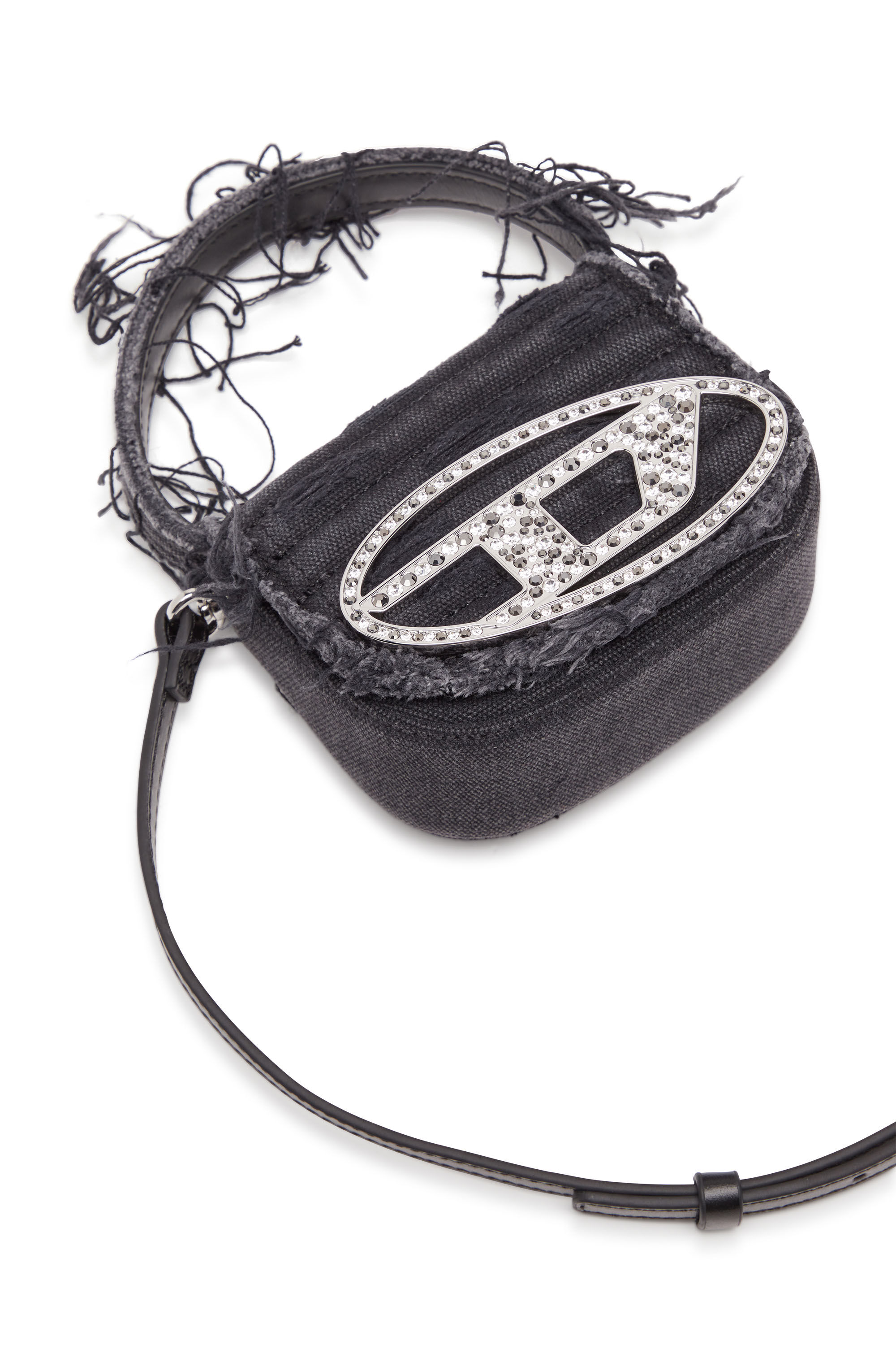 D I E S E L Women's 1DR XS-Iconic mini bag in canvas and leather | Black