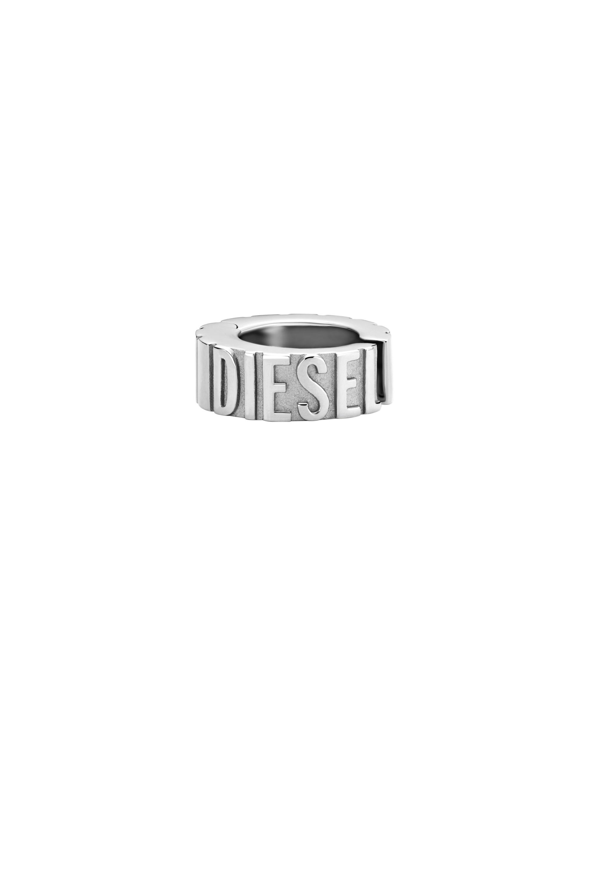 ★DIESEL★ Logo cuff single earring DX1555040 Women's Stainless Steel Cuff Earring | Silver | Diesel
