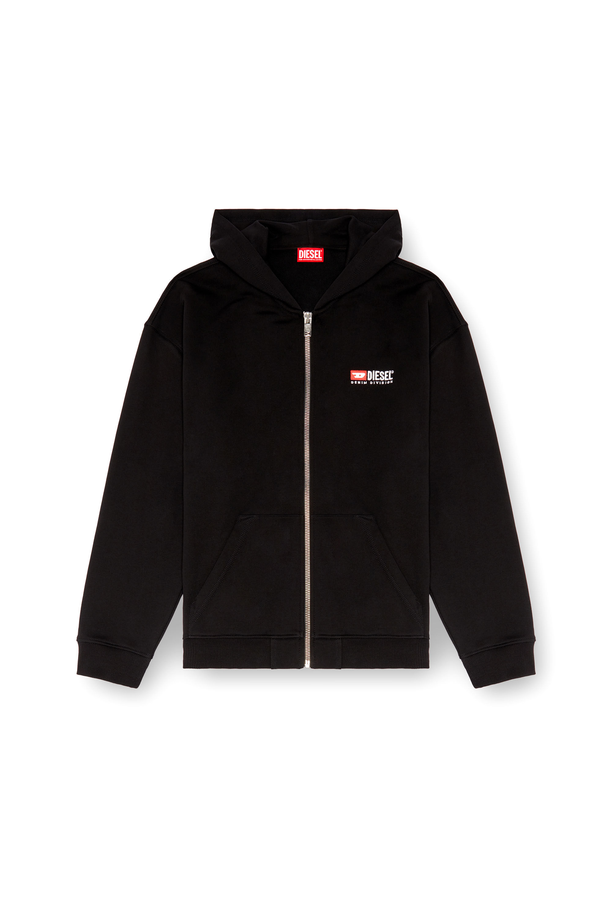 Diesel - S-BOXT-HOOD-ZIP-DIV, Black - Image 2