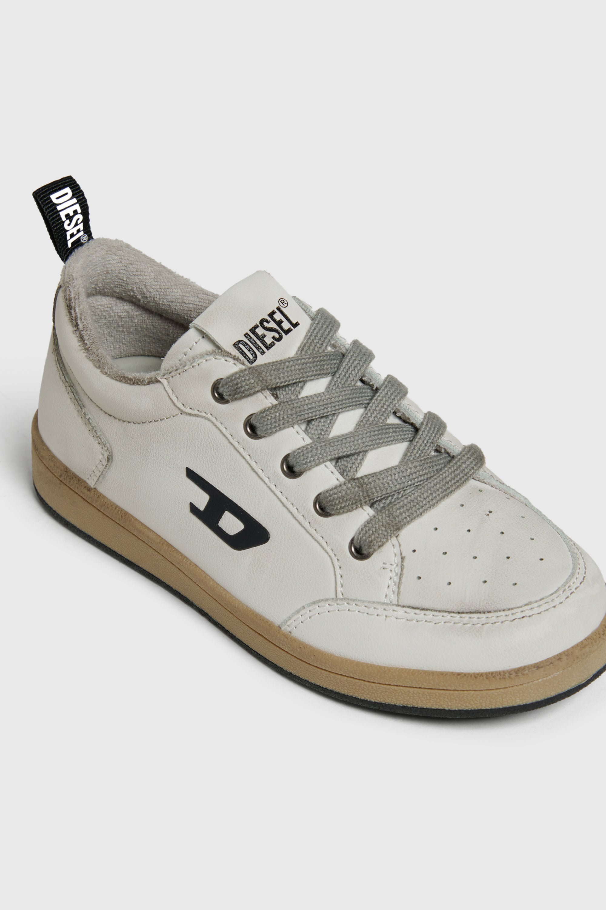 Diesel - S-KIRJY, Unisex's S-Kirjy - Perforated sneakers with D logo in White - 4