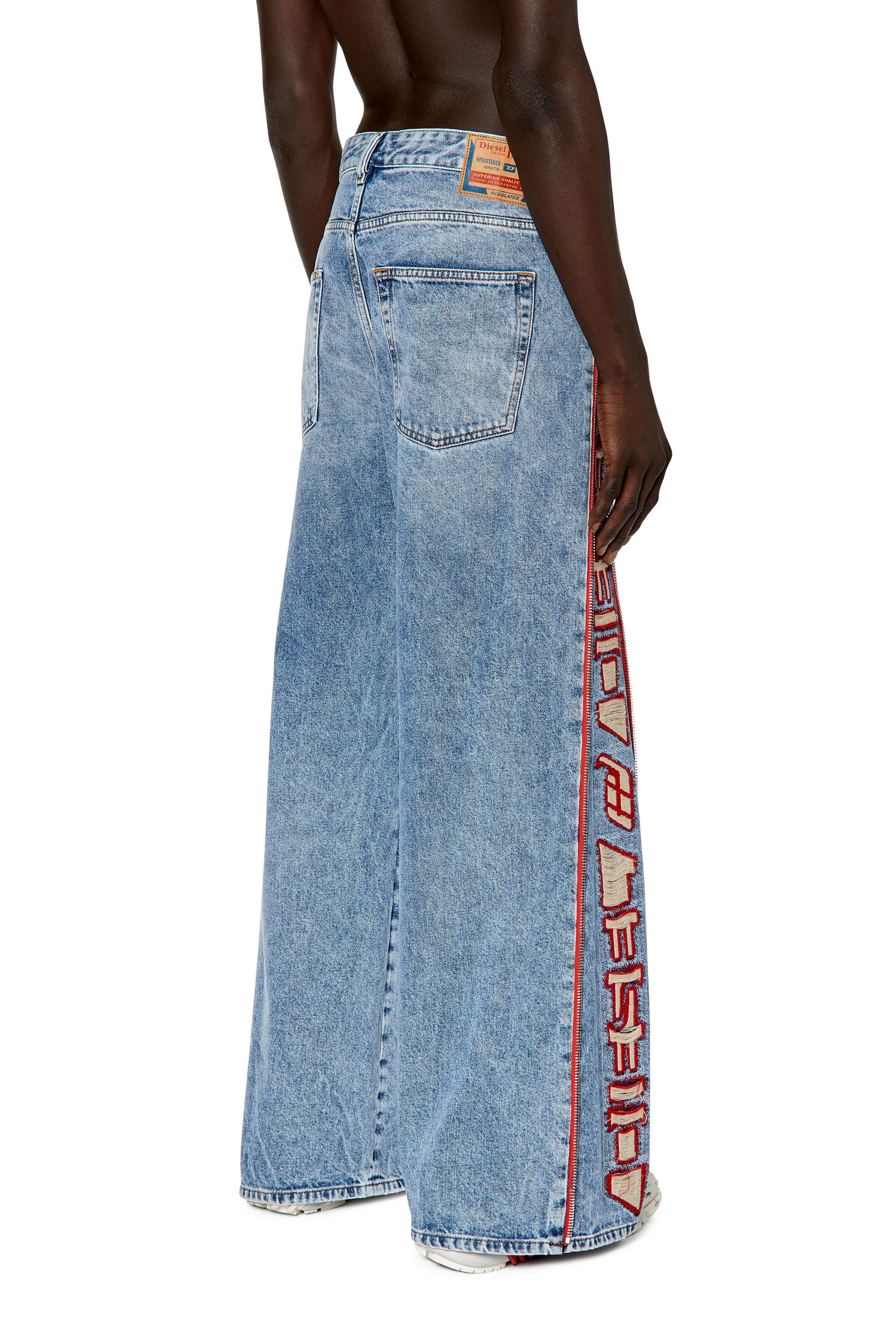 Diesel - Straight Jeans D-Rise 09G47, Light Blue - Image 4