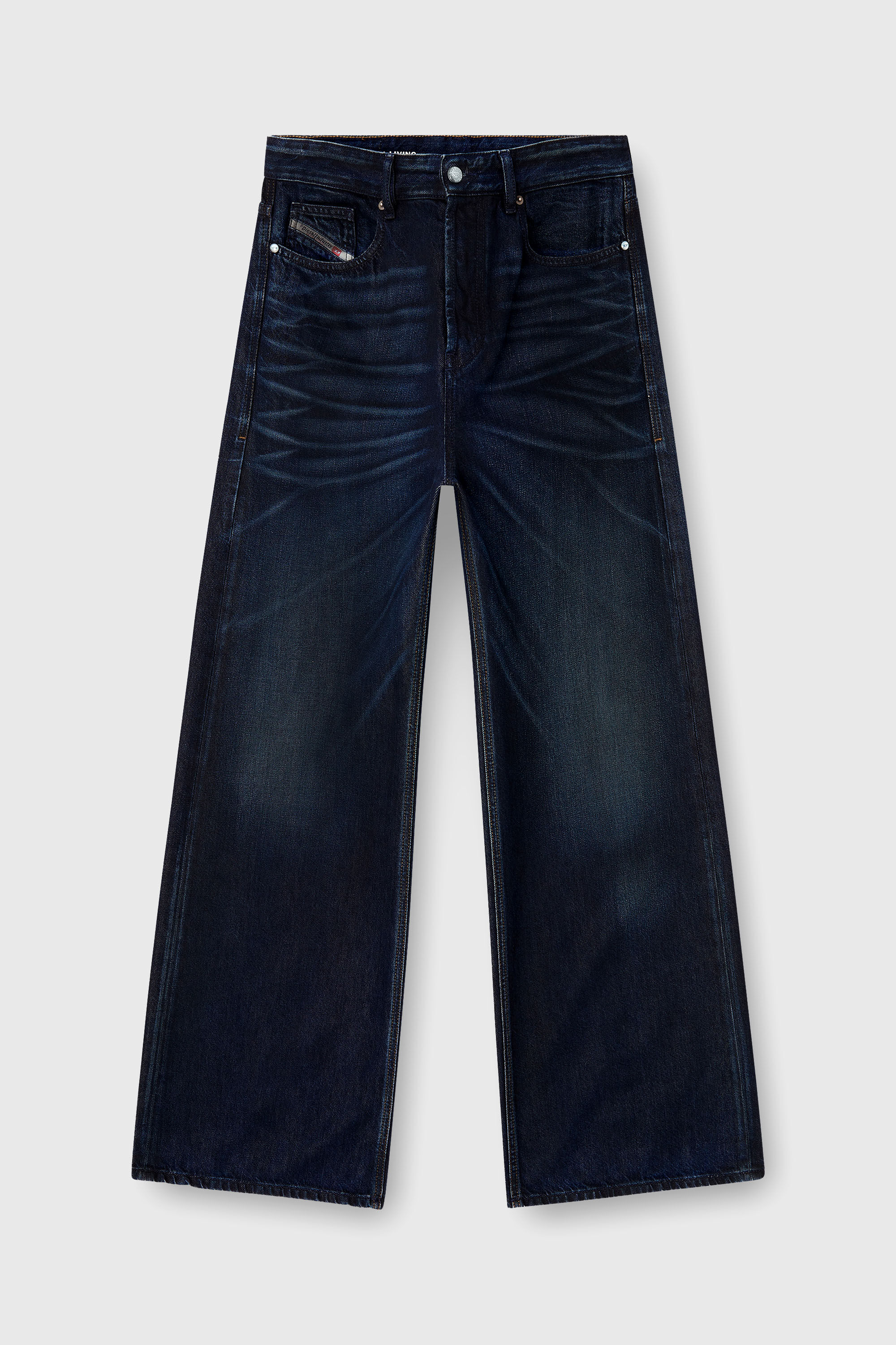 Diesel - Man's Relaxed Jeans D-Rise 09N21, Dark Blue - 4