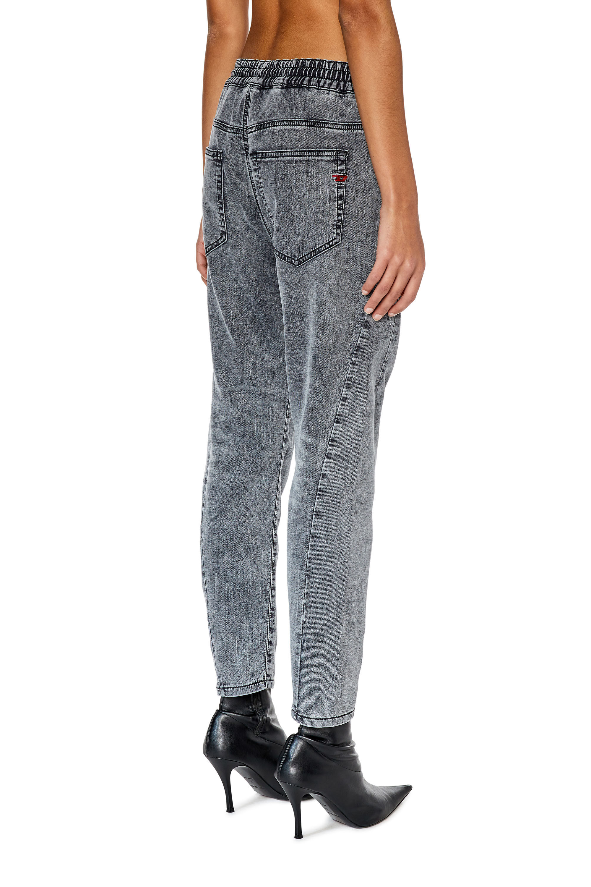 Diesel - Fayza JoggJeans® 068DW Boyfriend, Light Grey - Image 4