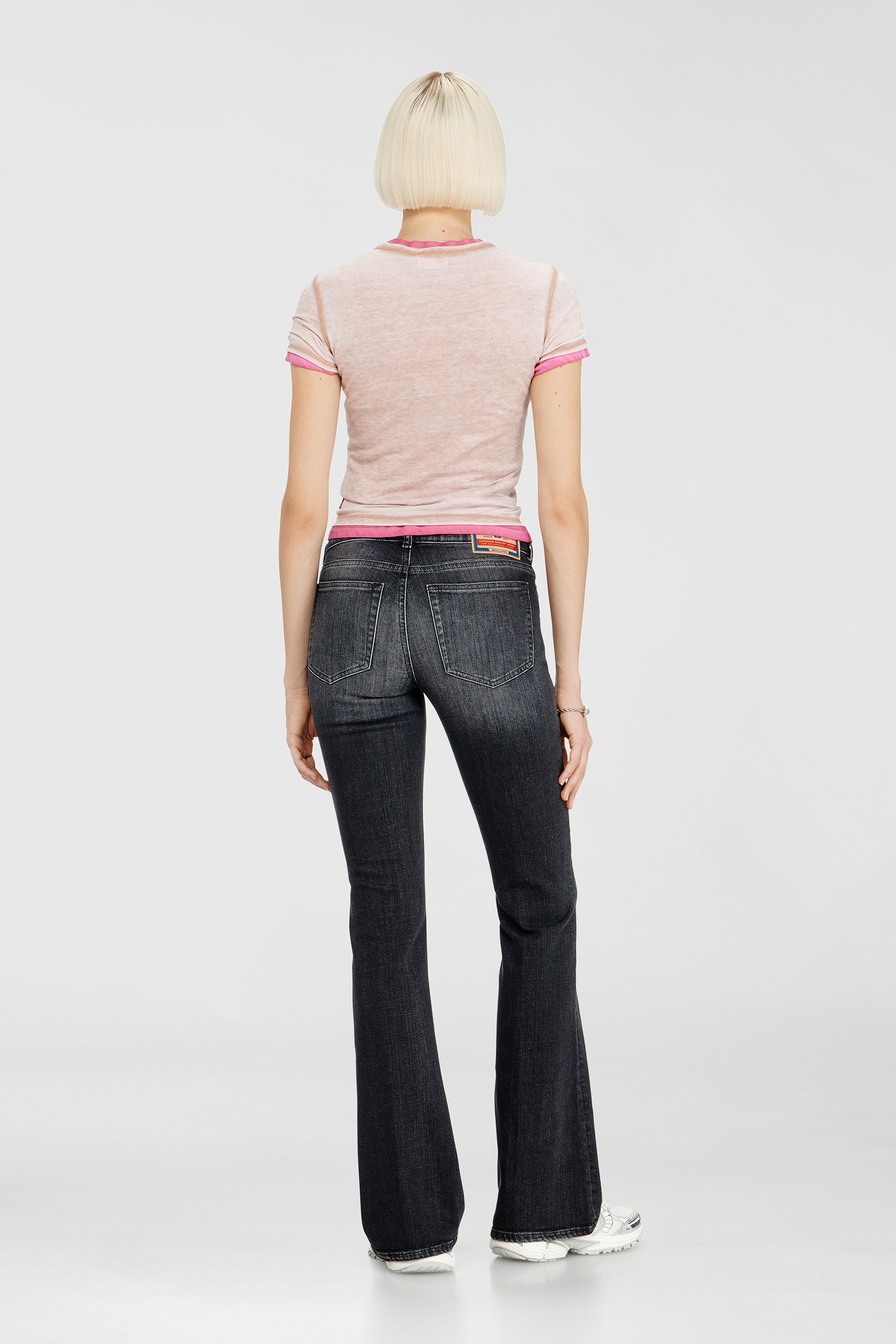 Diesel - Woman's Bootcut Jeans 1969 D-Ebbey 09L98, Black/Dark grey - 3