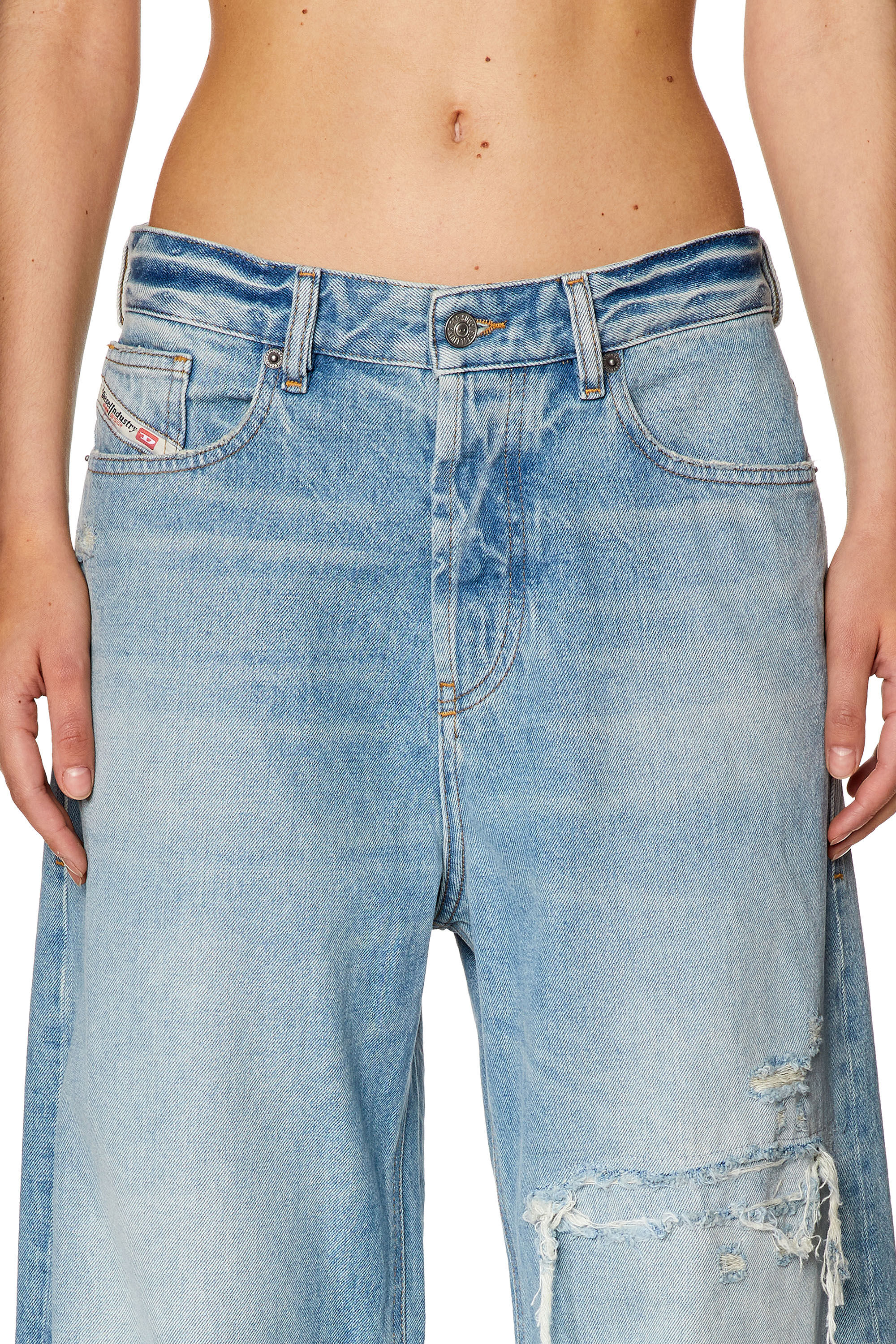 1996 D-Sire Women: Low waist, cargo Jeans, light blue | Diesel 1996 D-Sire Women: Low waist, cargo Jeans, light blue | Diesel