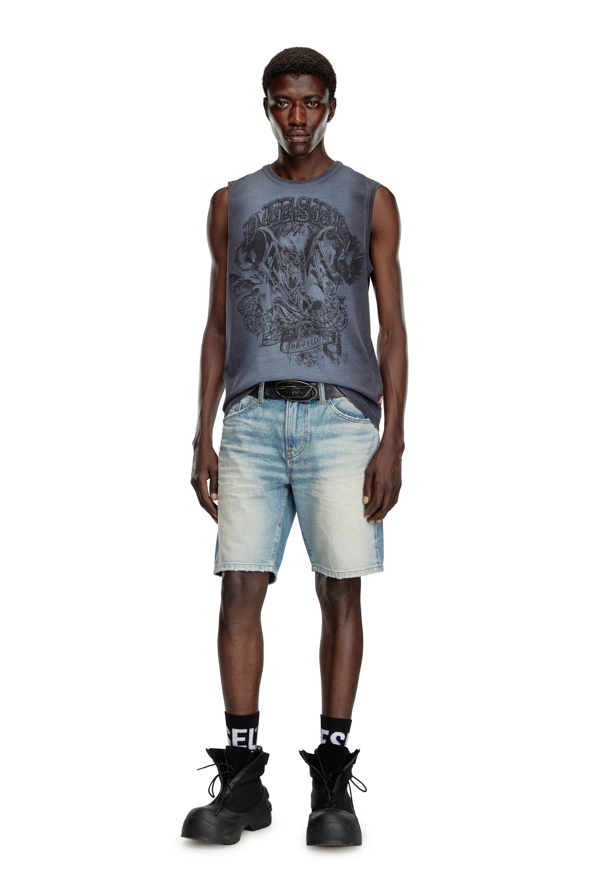 Slim denim shorts hotsell