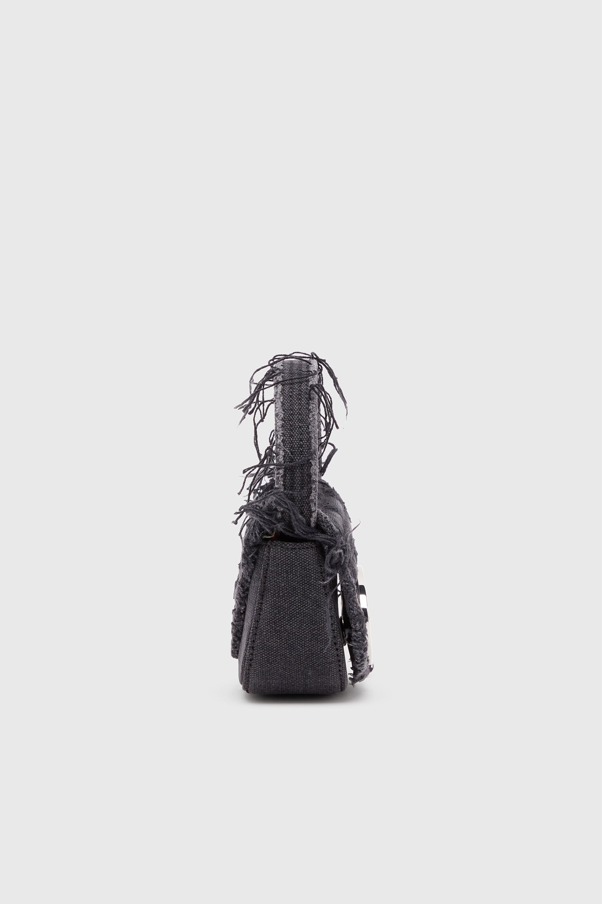 Diesel - 1DR XS, Woman's 1DR XS-Iconic mini bag in canvas and leather in Black - 5