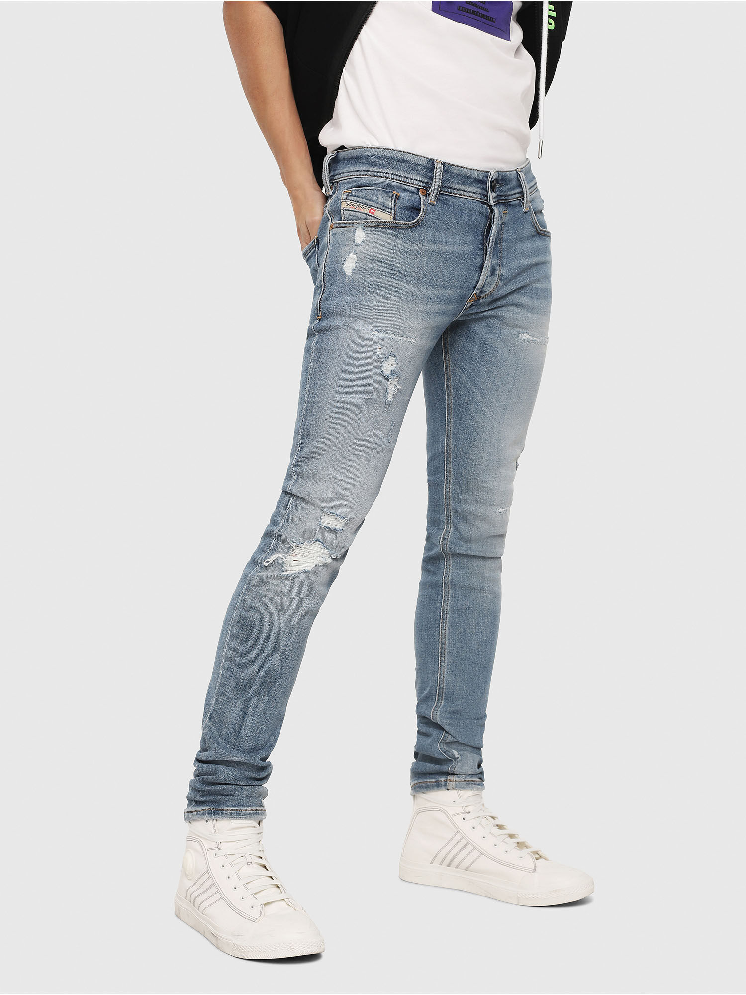 diesel light blue jeans