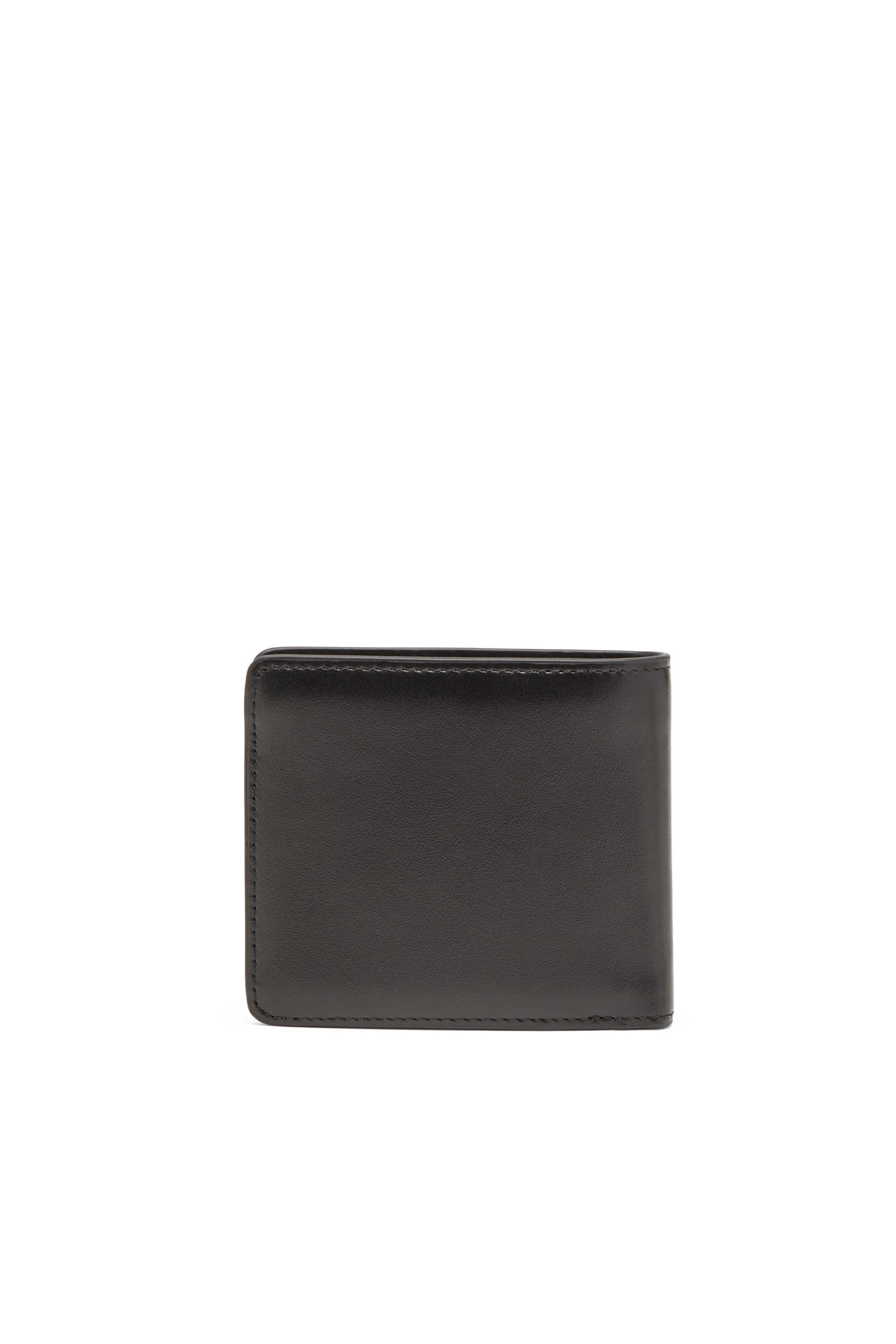 Women's Bi-fold wallet in leather | Black | Diesel