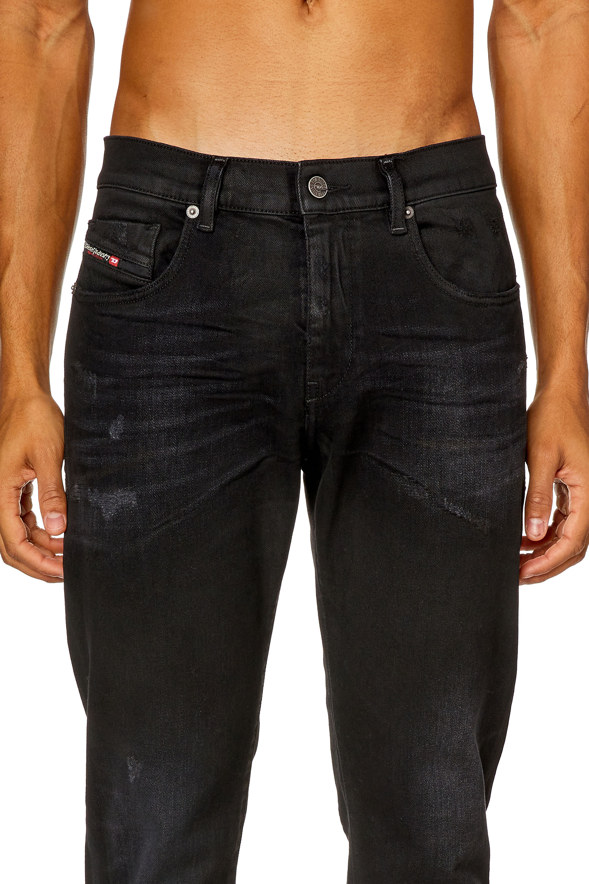 Men's Slim Jeans | Black/Dark grey | Diesel 2019 D-Strukt