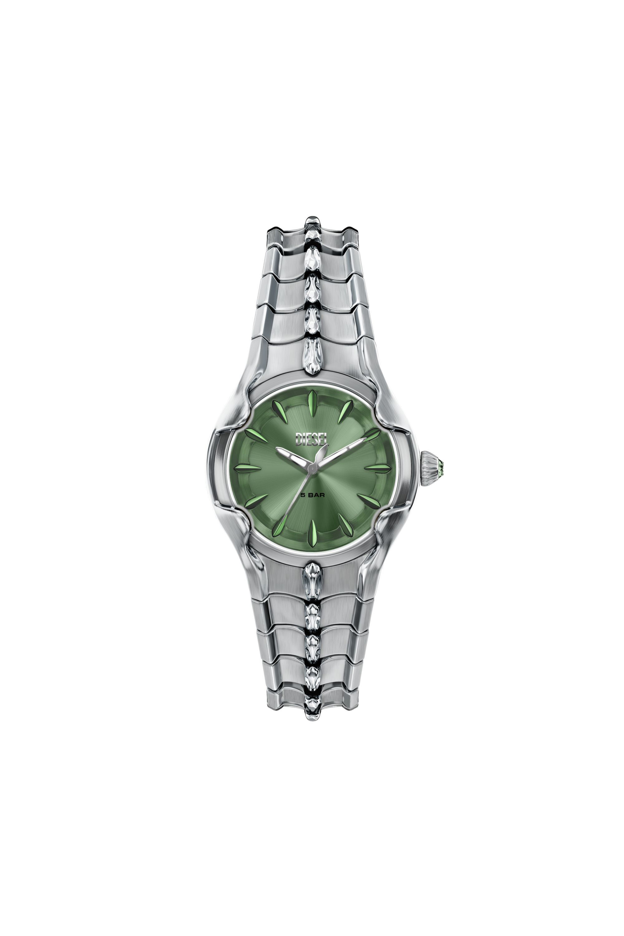 Diesel - DZ5632 WATCH, Man's Vert stainless steel watch in Silver - 1