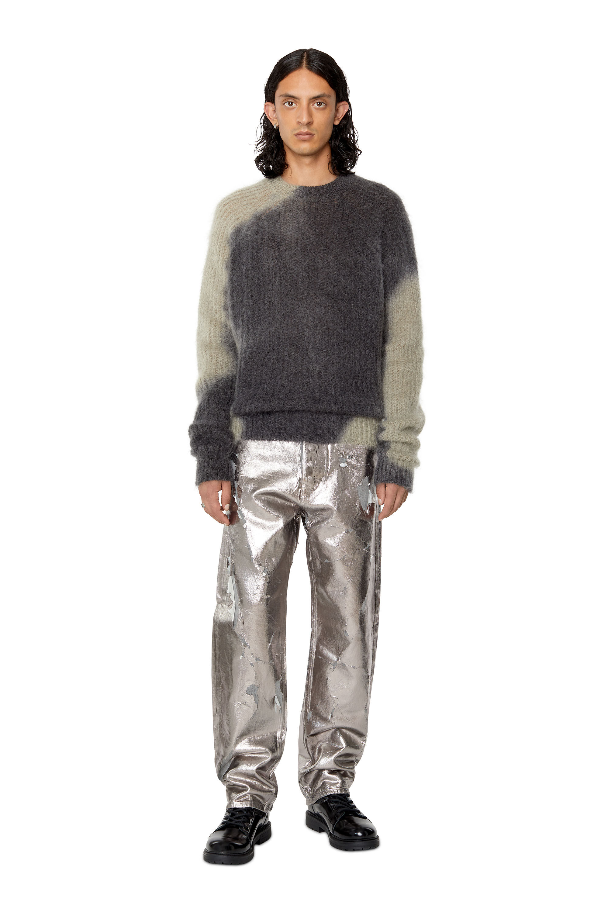 Diesel - 2010 D-Macs 007F7 Straight Jeans, Light Grey - Image 1