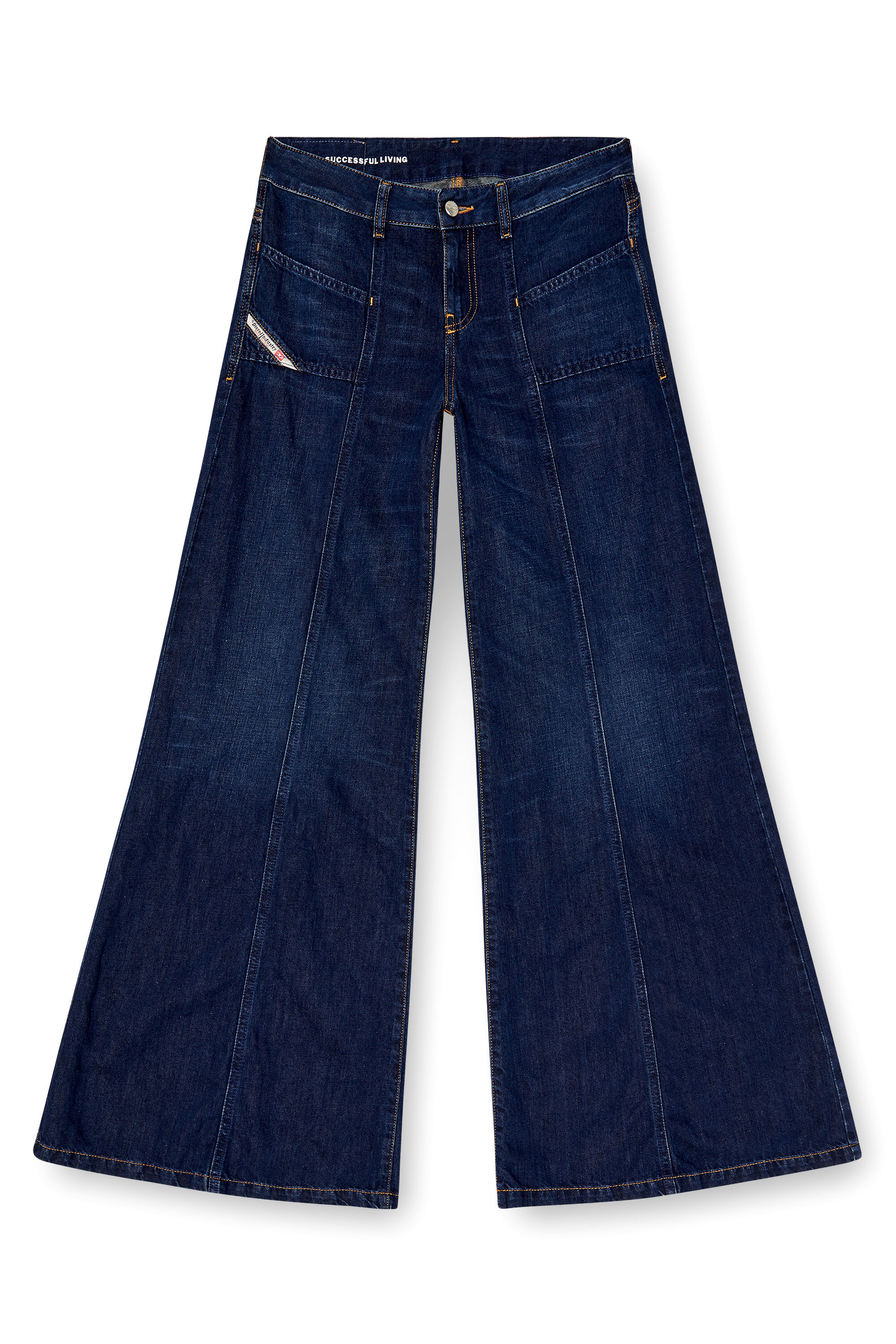 Women's Flare Jeans | Low Waist D-Akii | Dark Blue | Diesel NL