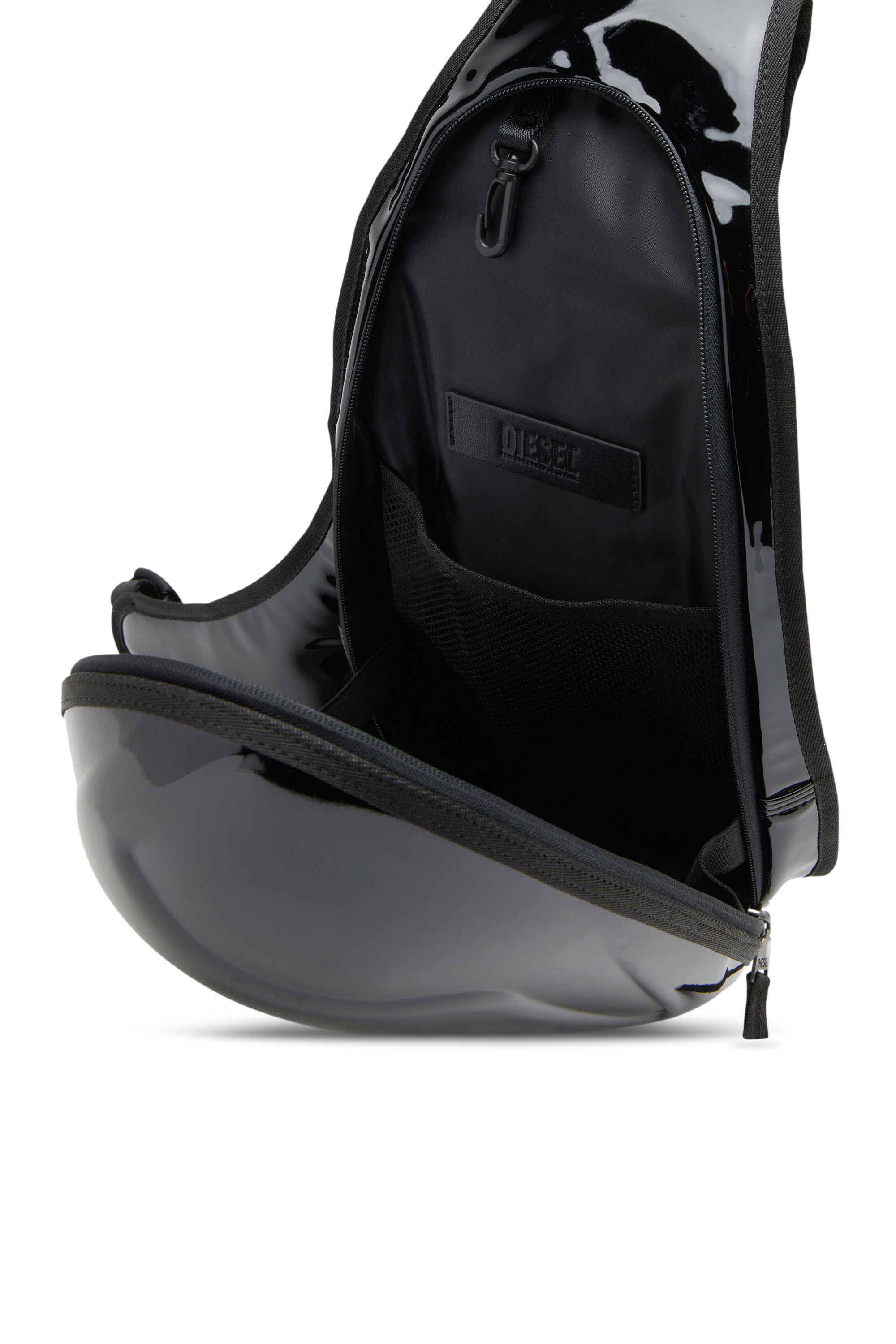 Diesel - 1DR-POD SLING BAG, Black - Image 2