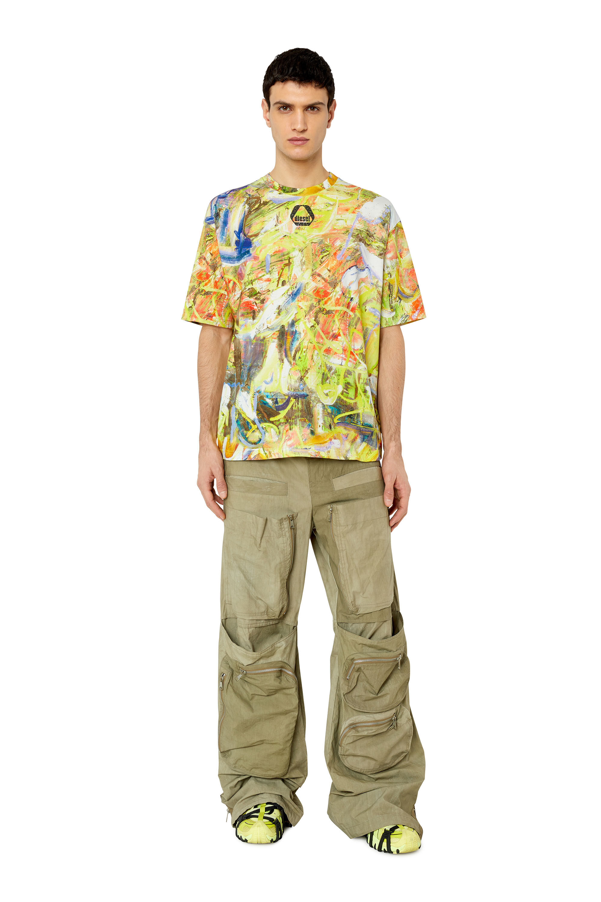Diesel - T-WASH-G8, White/Yellow - Image 1