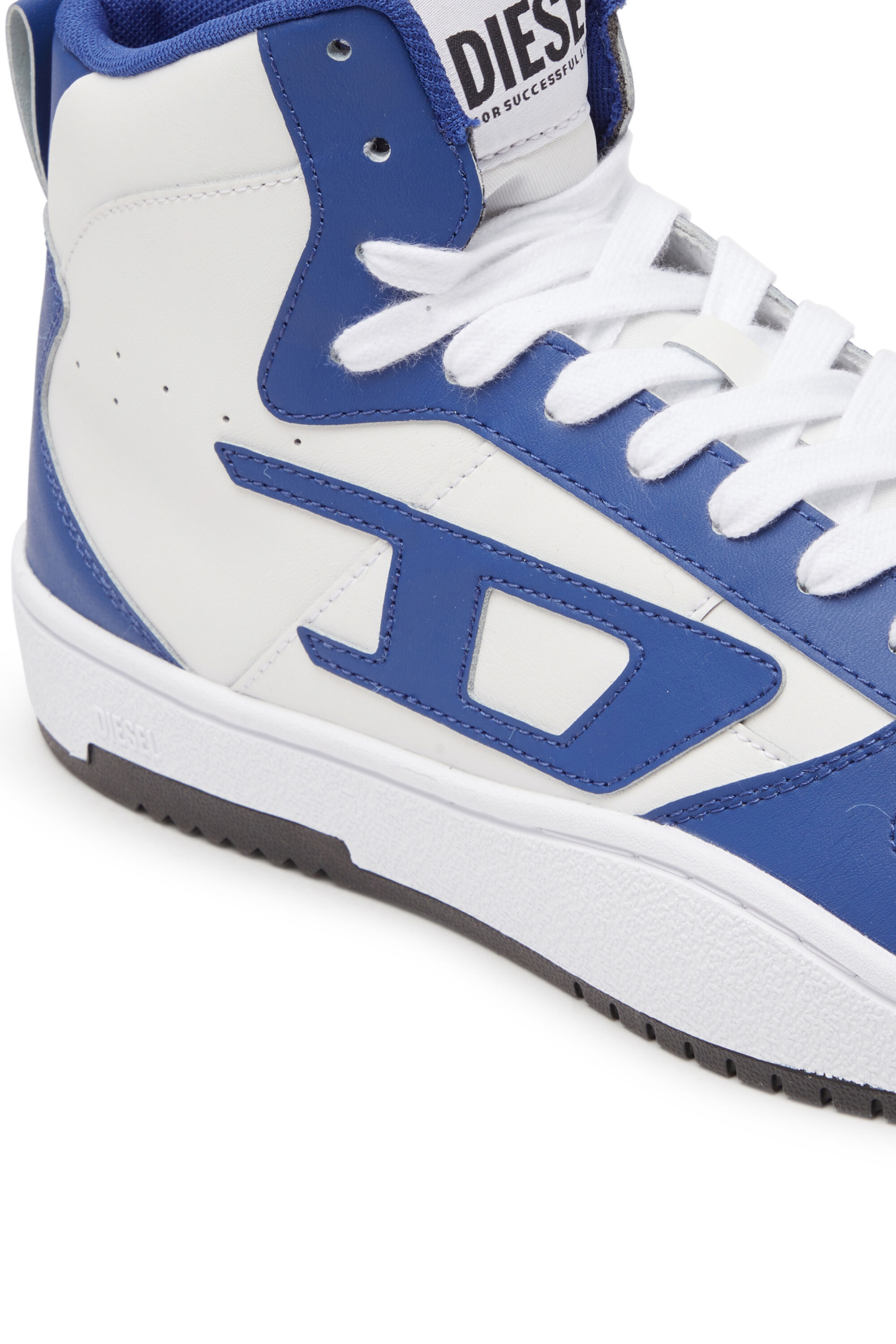 Men s S Ukiyo High top sneakers in leather Multicolor Diesel