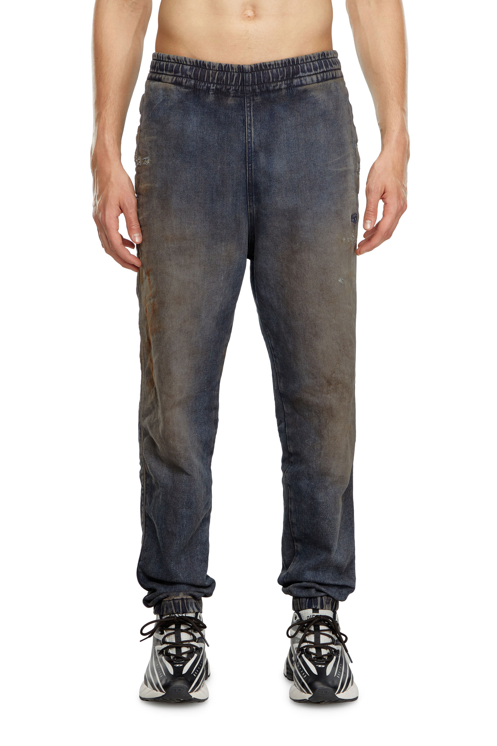 Diesel - Man Tapered D-Lab Track Denim 068LV, Dark Blue - Image 3