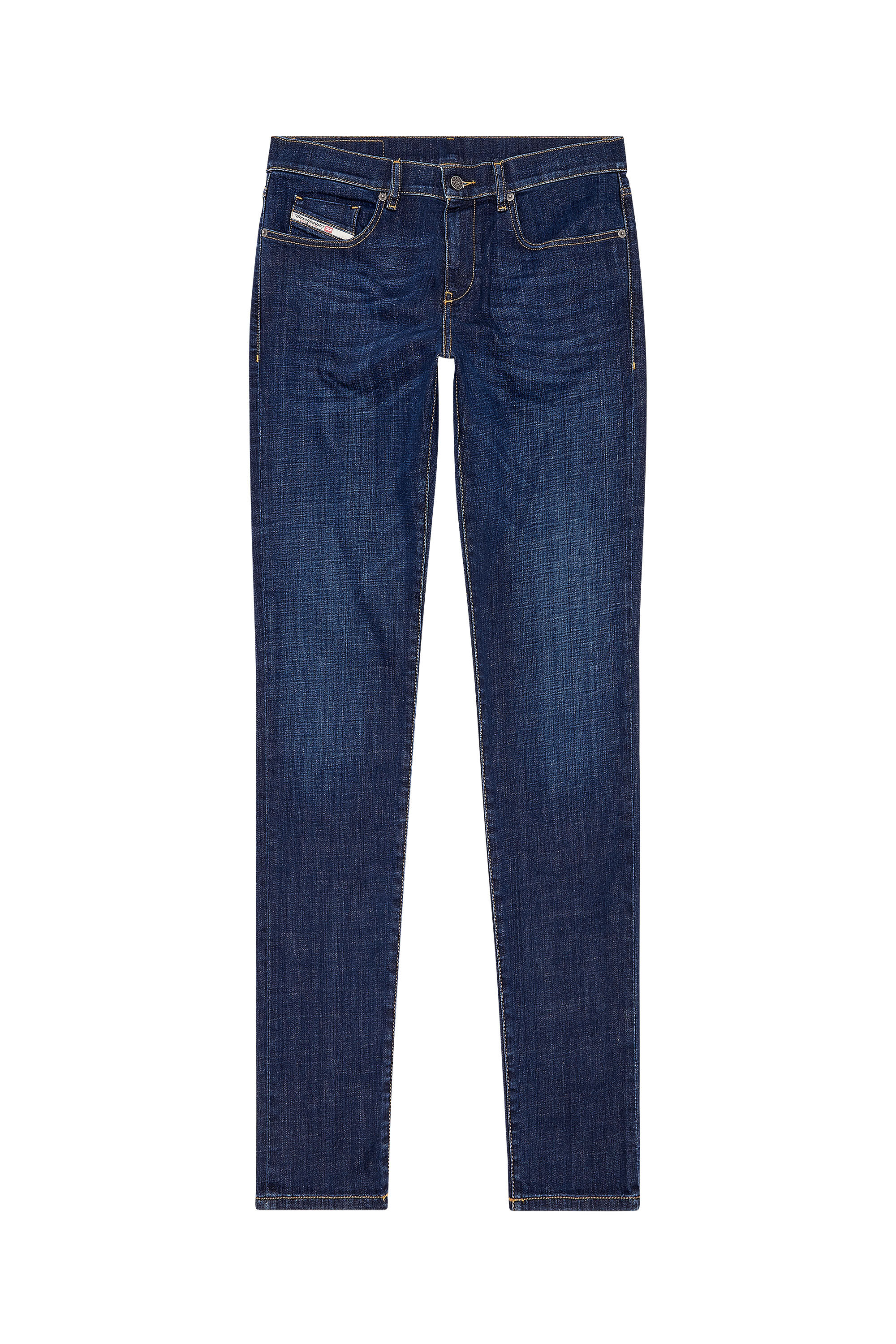 Diesel - Slim Jeans 2019 D-Strukt 09F89, Dark Blue - Image 2