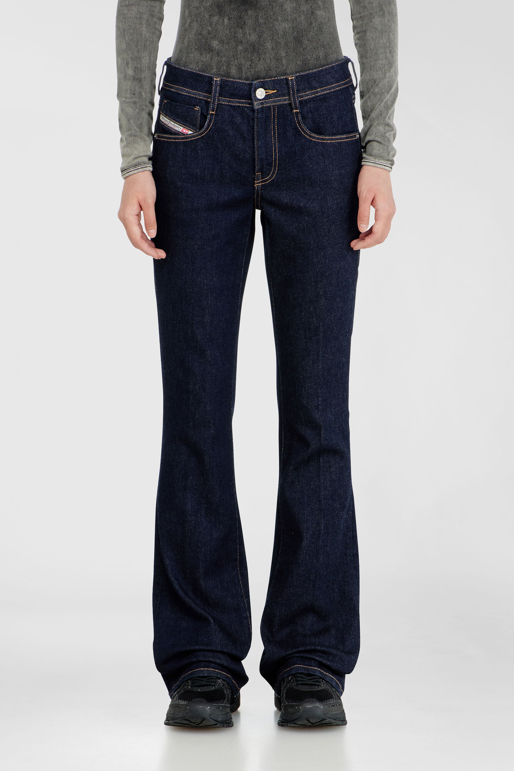 Diesel - Woman's Bootcut Jeans 1969 D-Ebbey 0HDBM, Dark Blue - 4