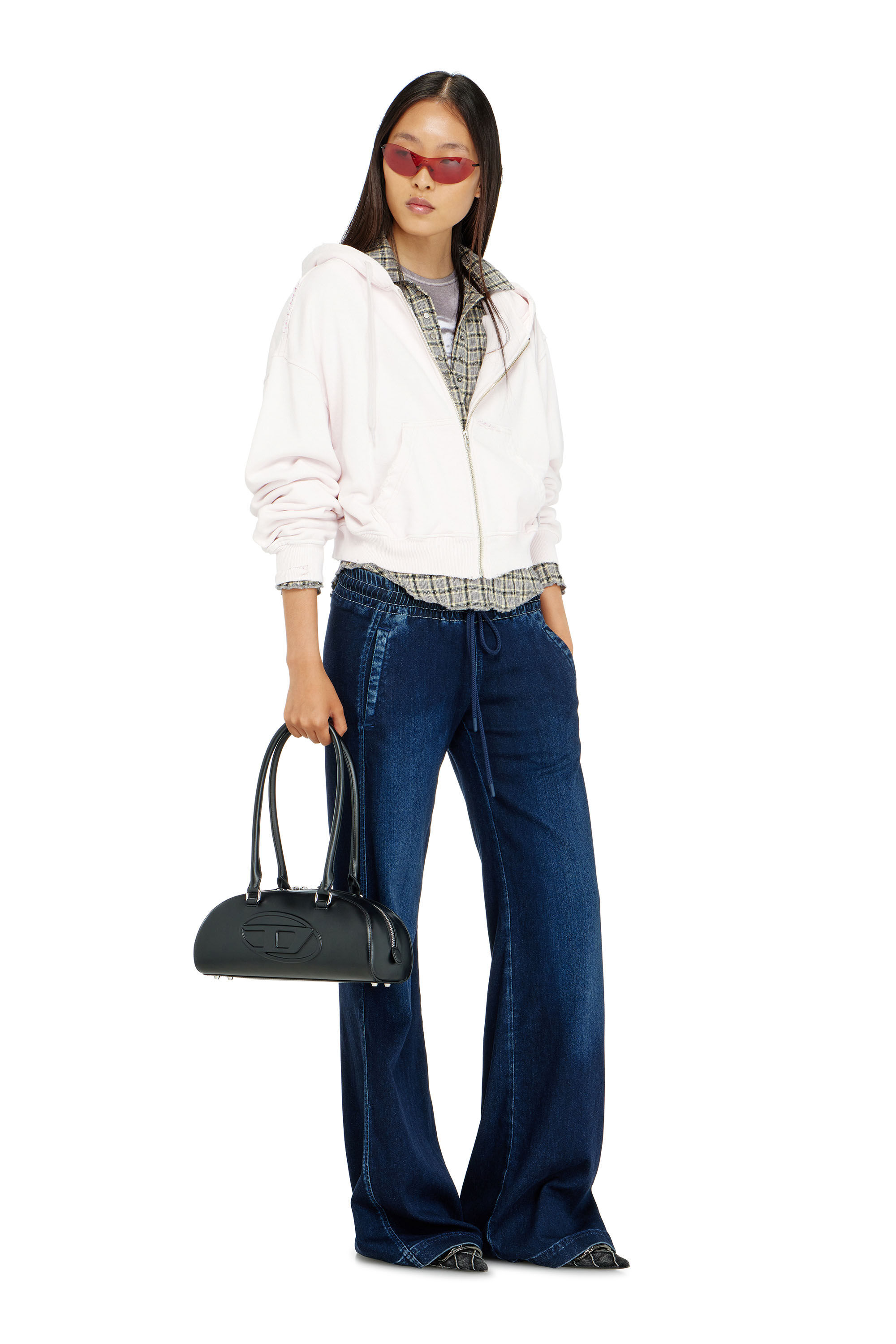 Diesel - Woman's Relaxed 2078 D-Ainty Joggjeans&reg; 09P96, Dark Blue - 1