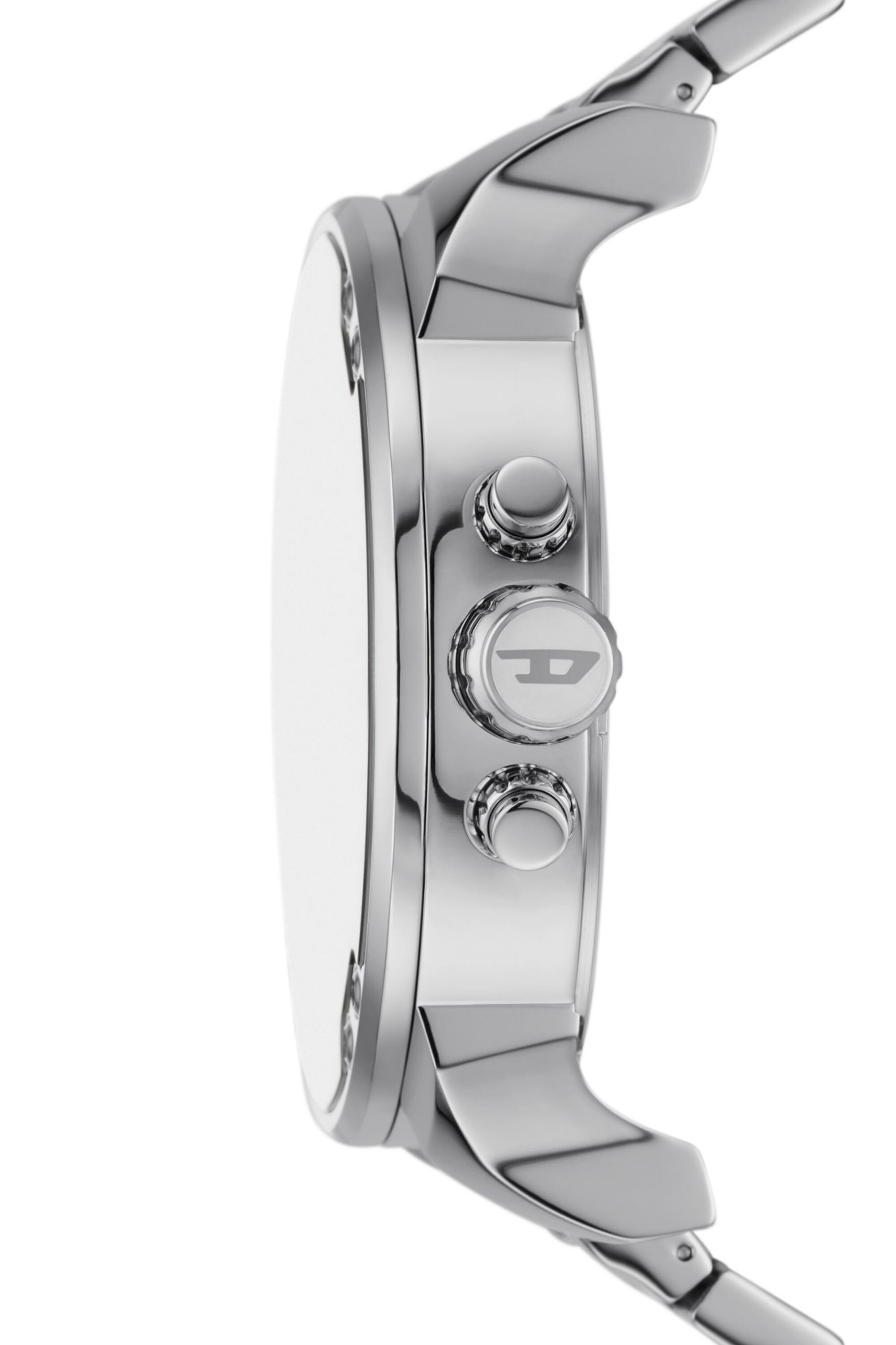 Men s Mr. Daddy 2.0 chronograph stainless steel watch Silver Diesel