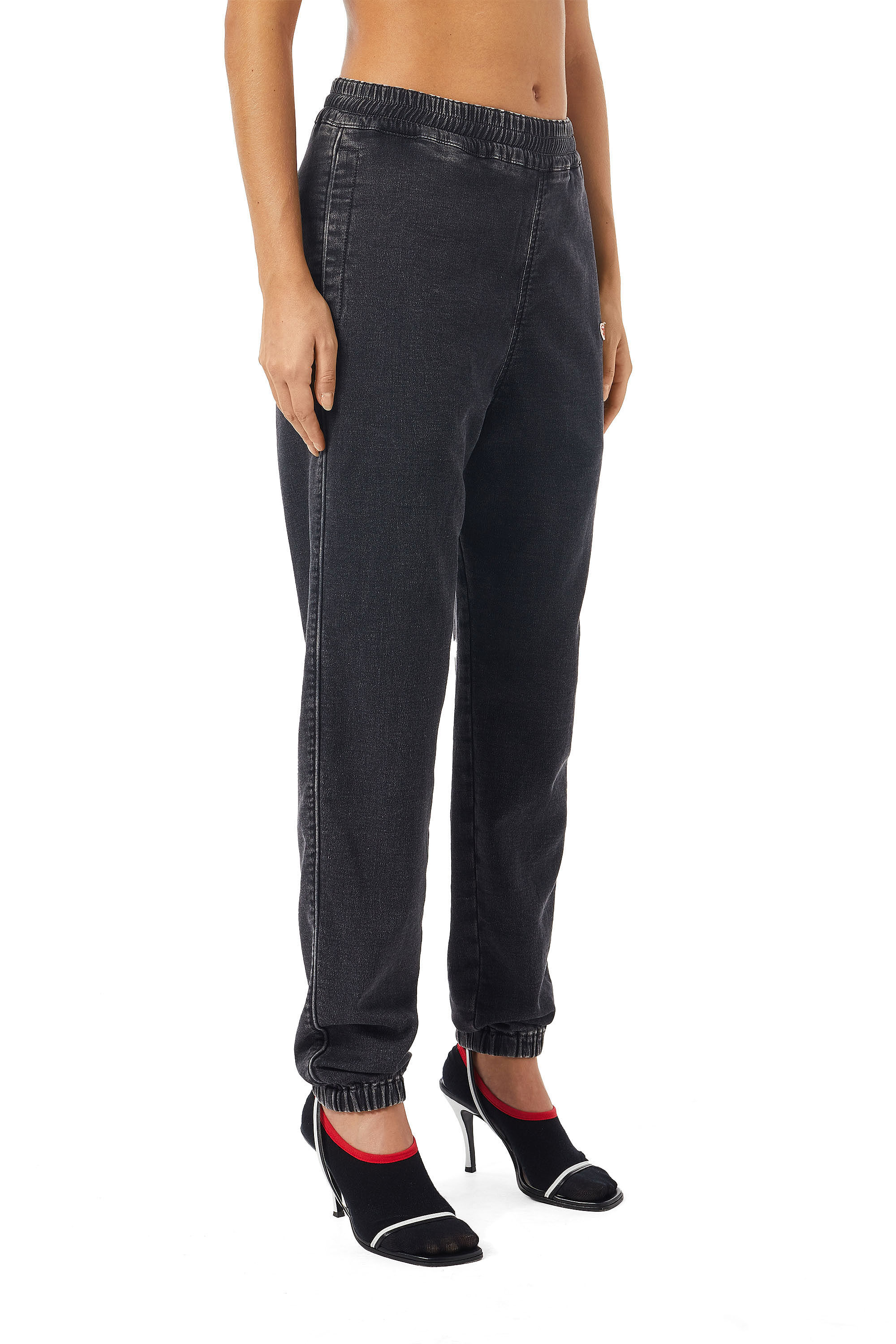Diesel - Tapered D-Lab Track Denim 069ZE, Black/Dark grey - Image 5