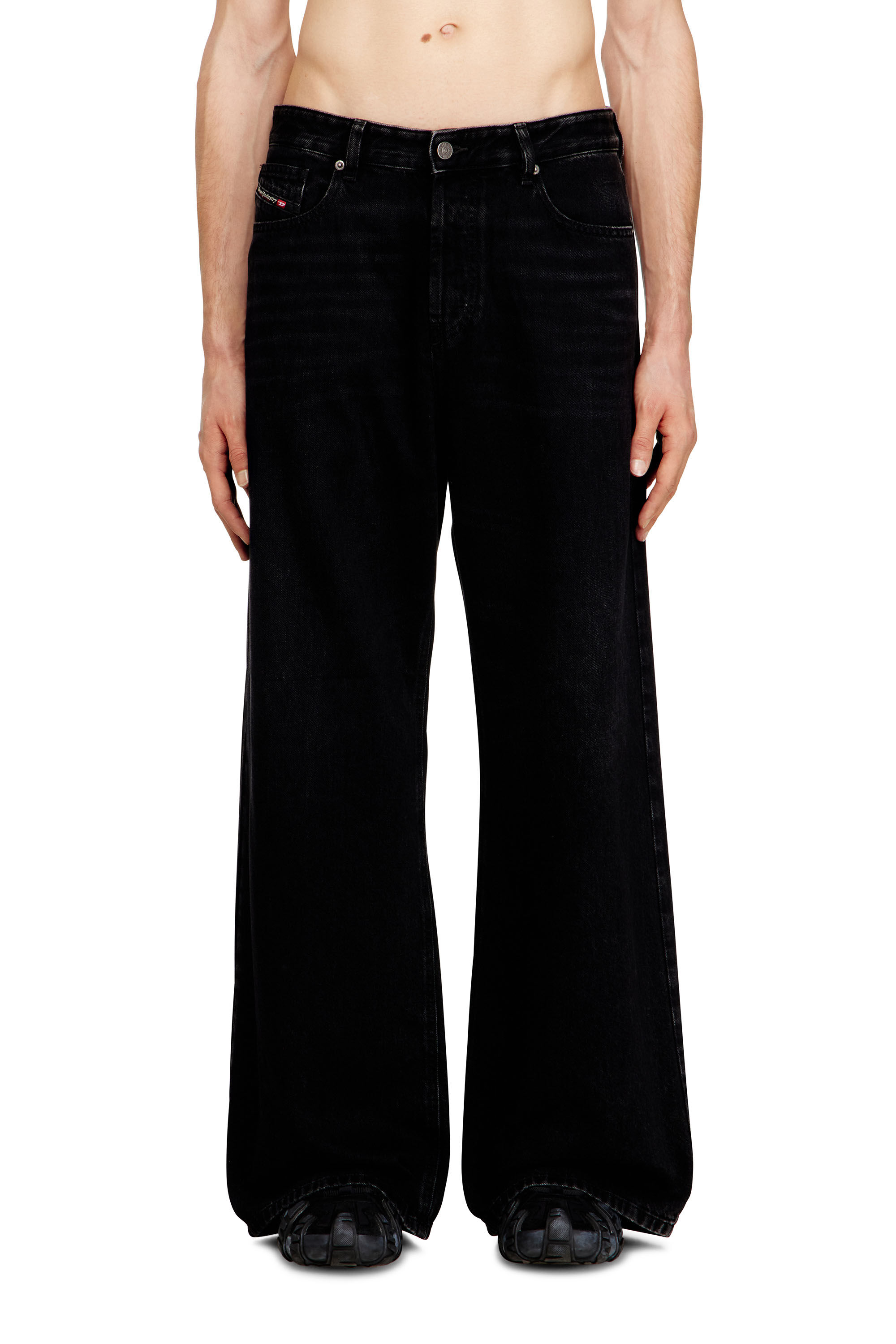 Women's Relaxed Jeans | Low Waist 1996 D-Sire | Black/Dark grey
