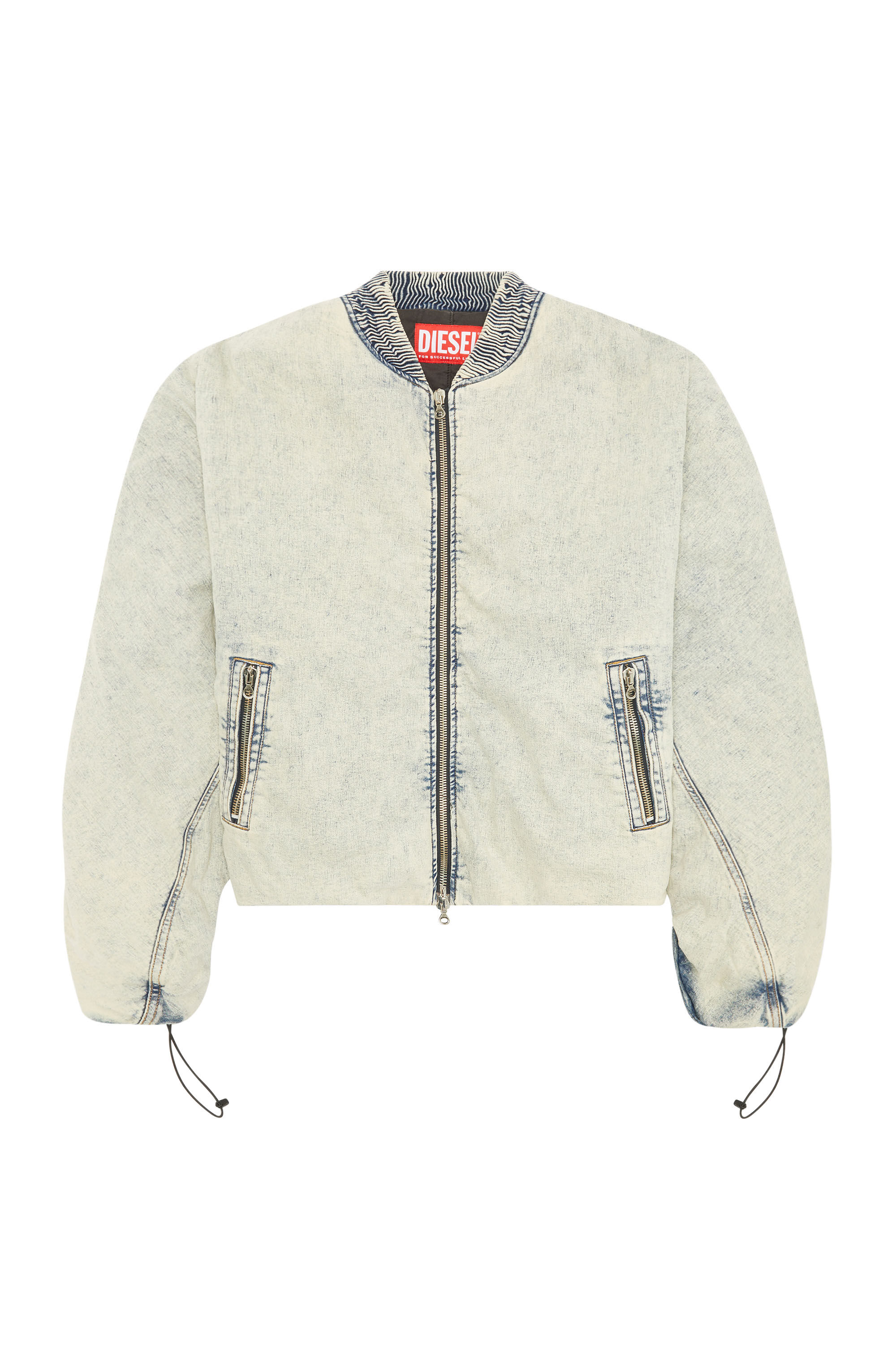 Reversible denim best sale bomber jacket