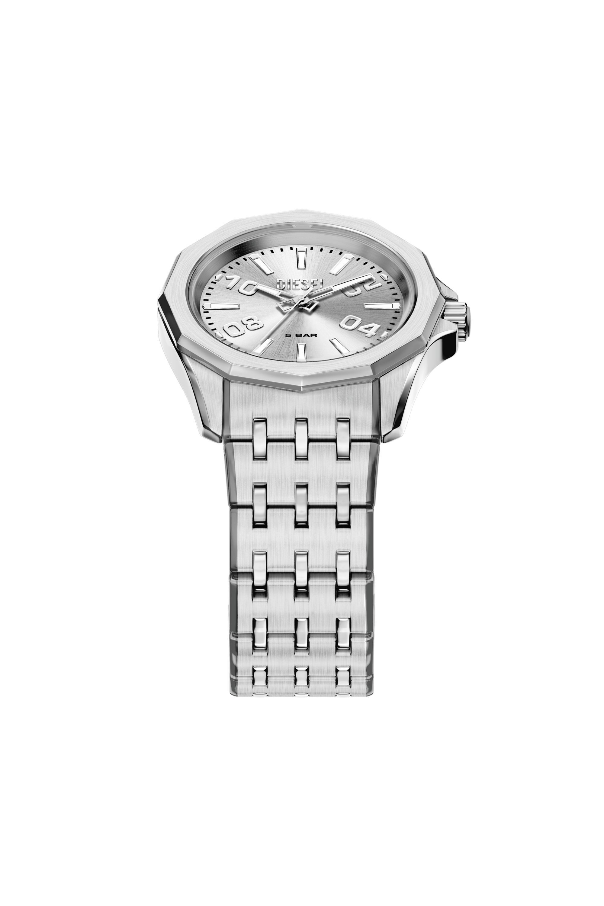 Diesel - DZ2236 WATCH, Man's Stinger stainless steel watch in Silver - 6