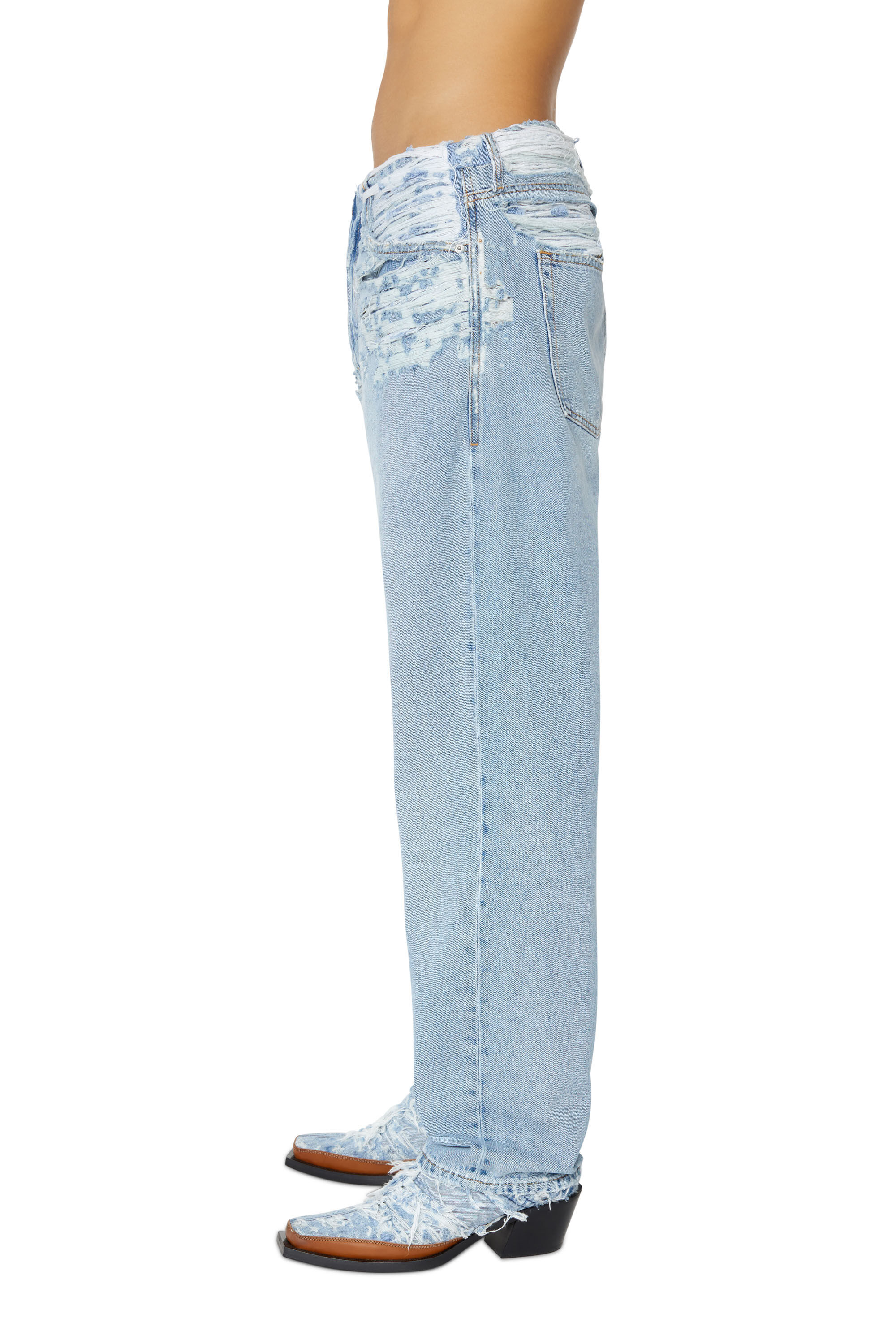Diesel - Straight Jeans 2010 D-Macs 007N7, Light Blue - Image 5