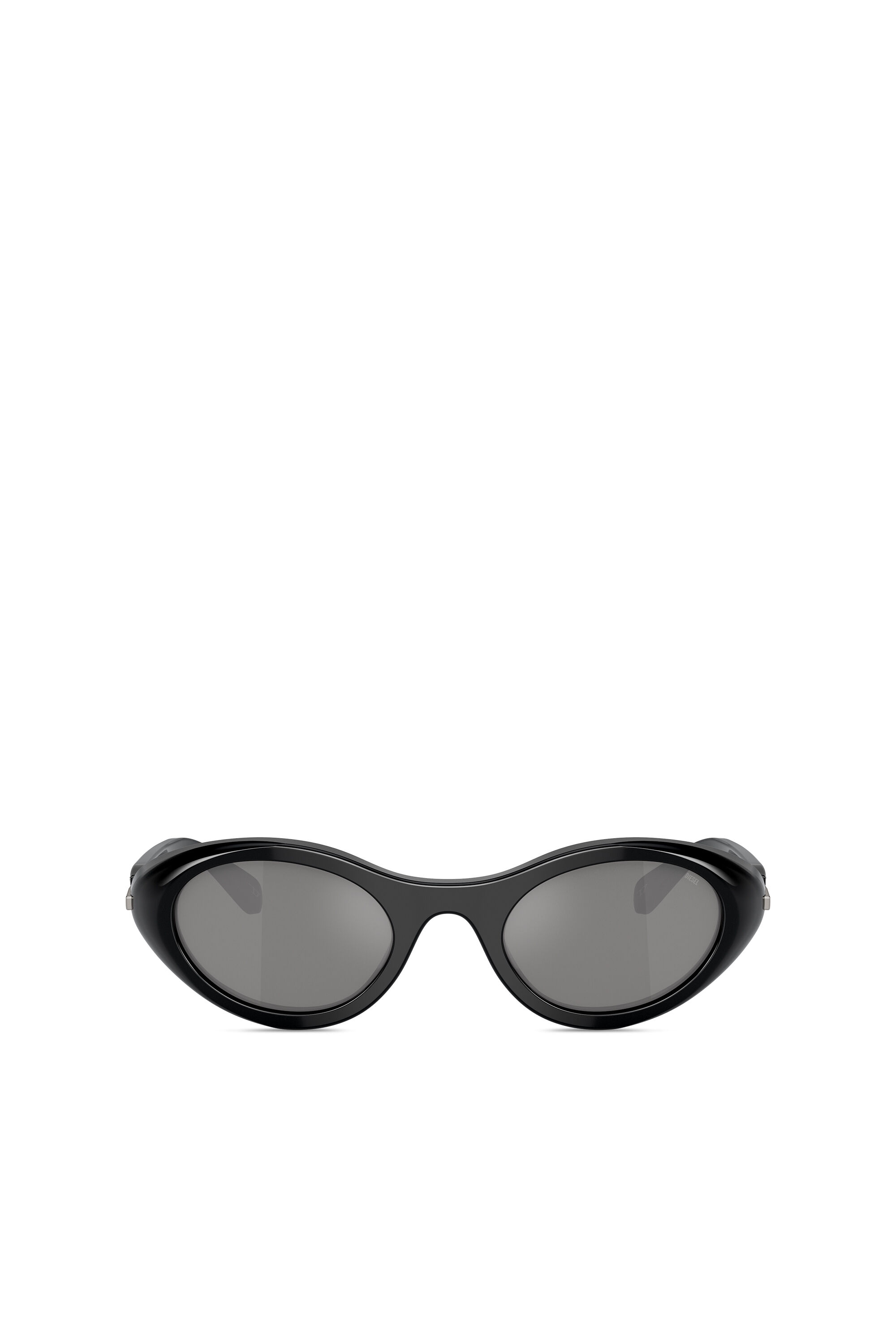 【期間限定お試し価格】 Women's Wrap-around shape sunglasses | Black | Diesel 小物