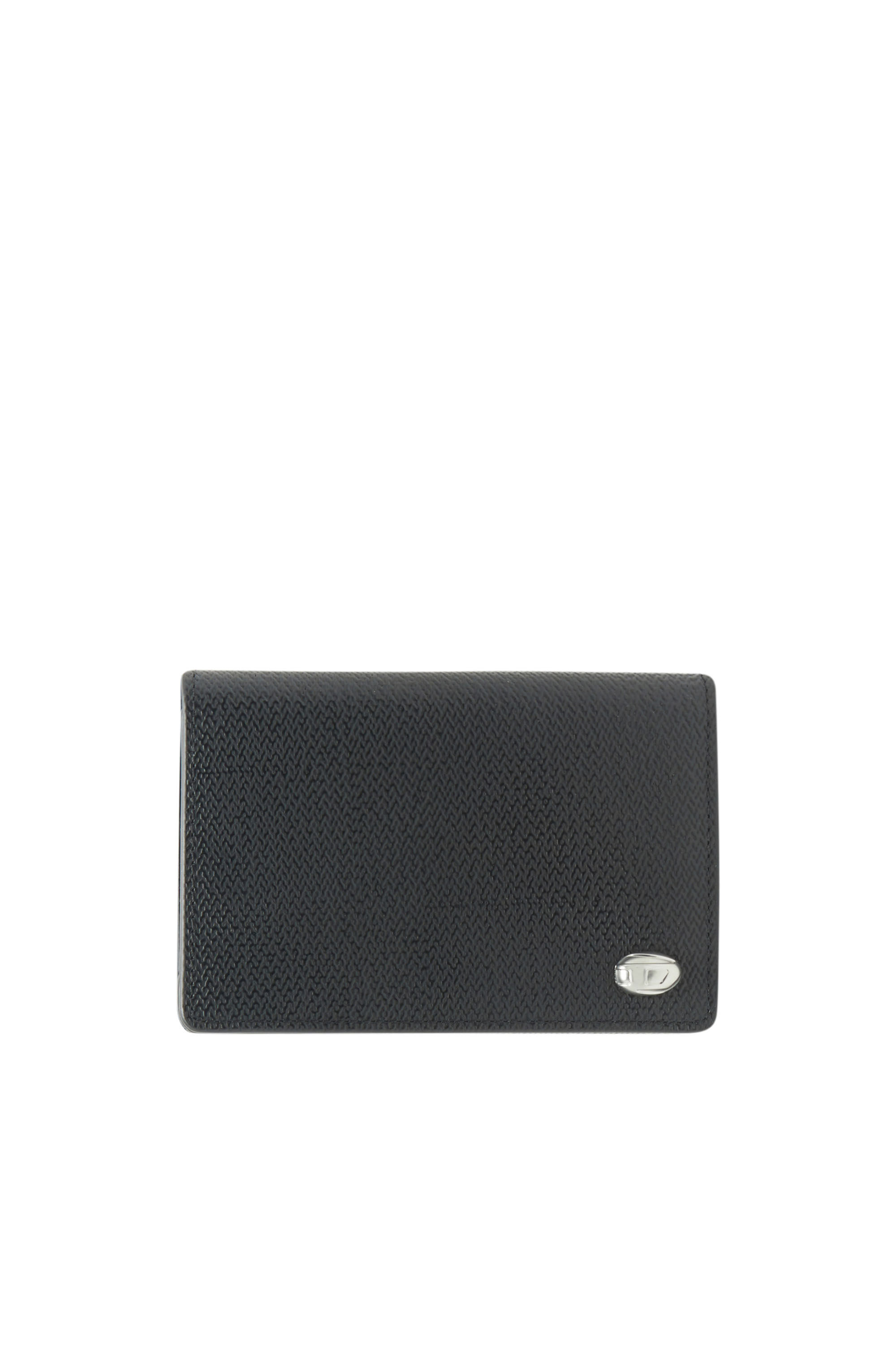 Men s Tri fold wallet in textured leather Diesel TRI FOLD COIN
