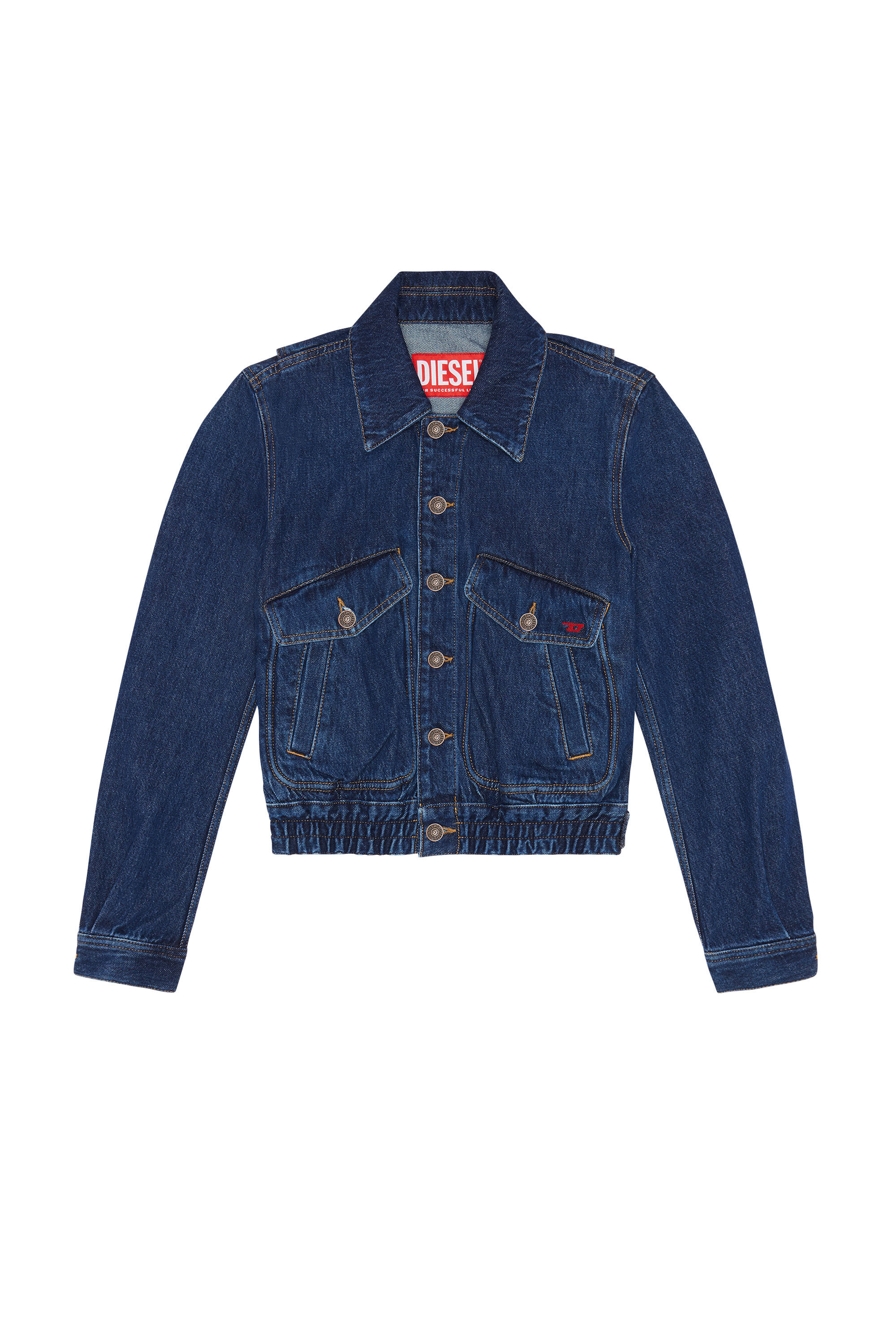 Diesel - DE-TRACY BOMBER JACKET, Dark Blue - Image 2