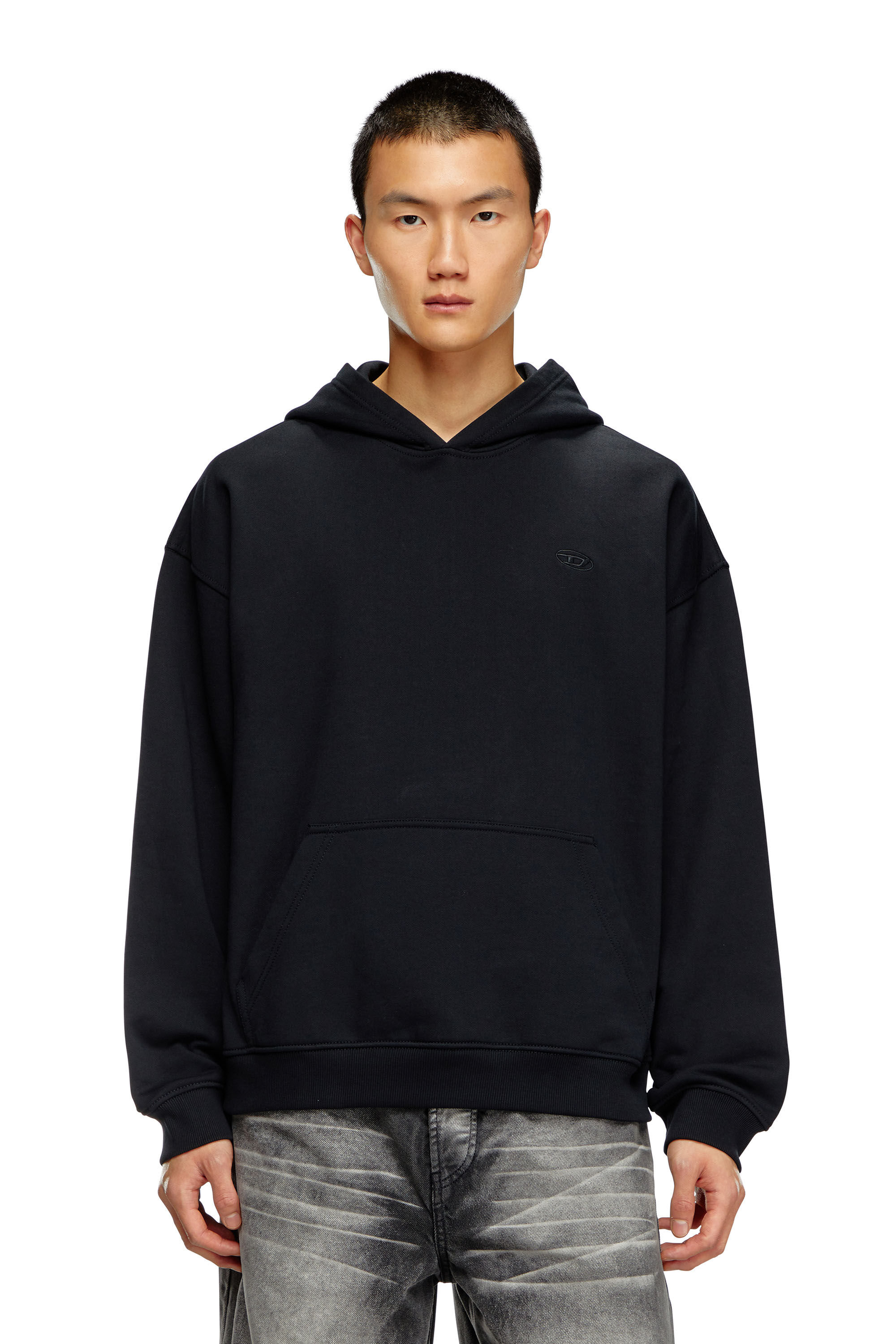 Diesel orange hoodie cheap
