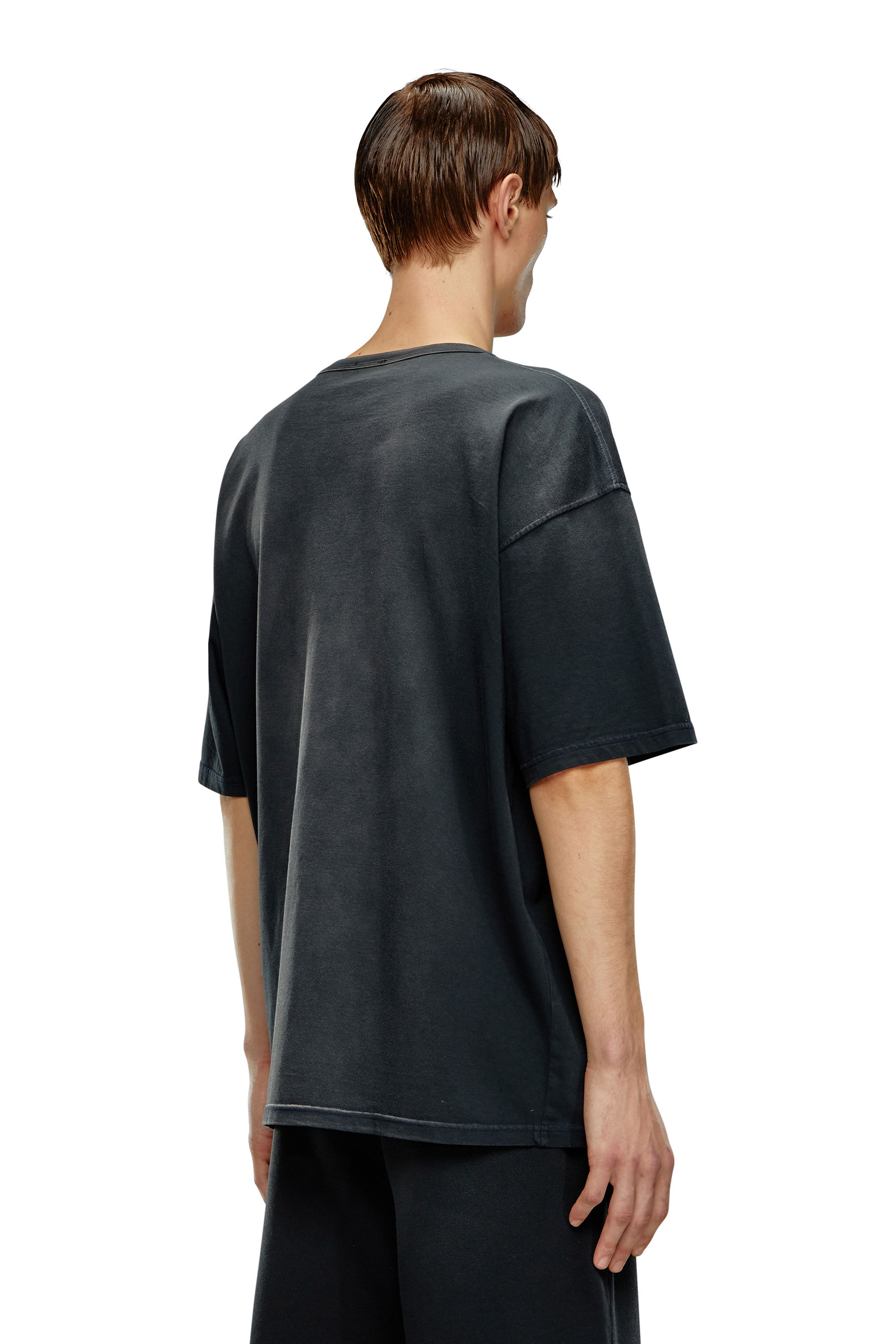 Diesel - T-BOXT-N7, Man T-shirt with mini Design Studio print in Black - Image 4