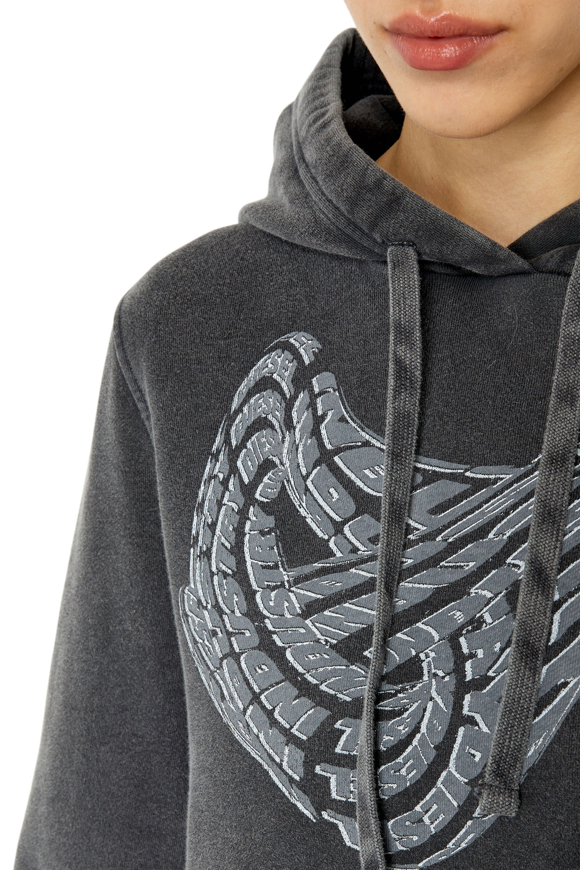 Diesel - F-SLIMMY-HOOD-G1, Black - Image 5