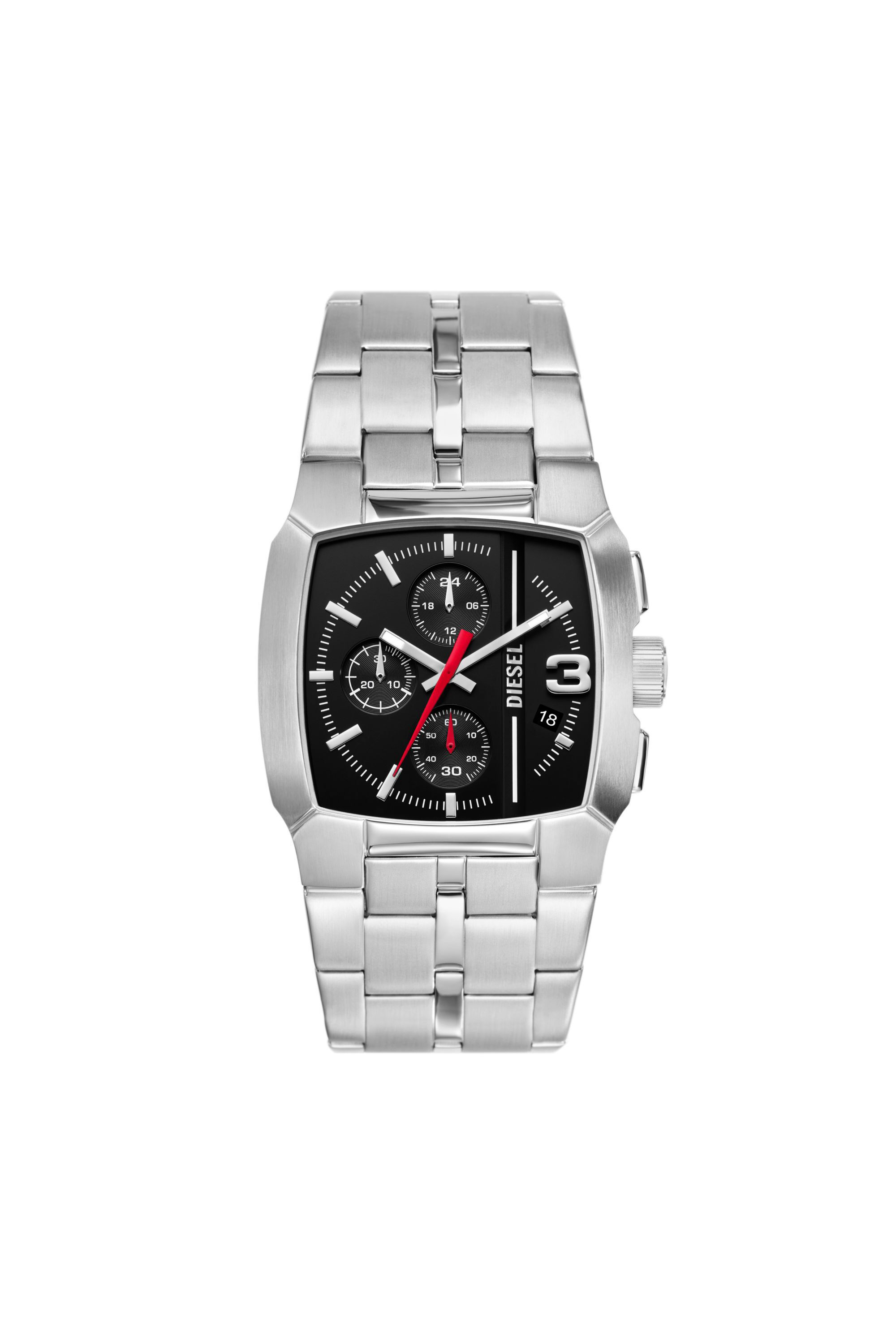 ‼️Dad‼️ Diesel DZ7311 Mr Daddy Black Dial Multicolor Leather Band