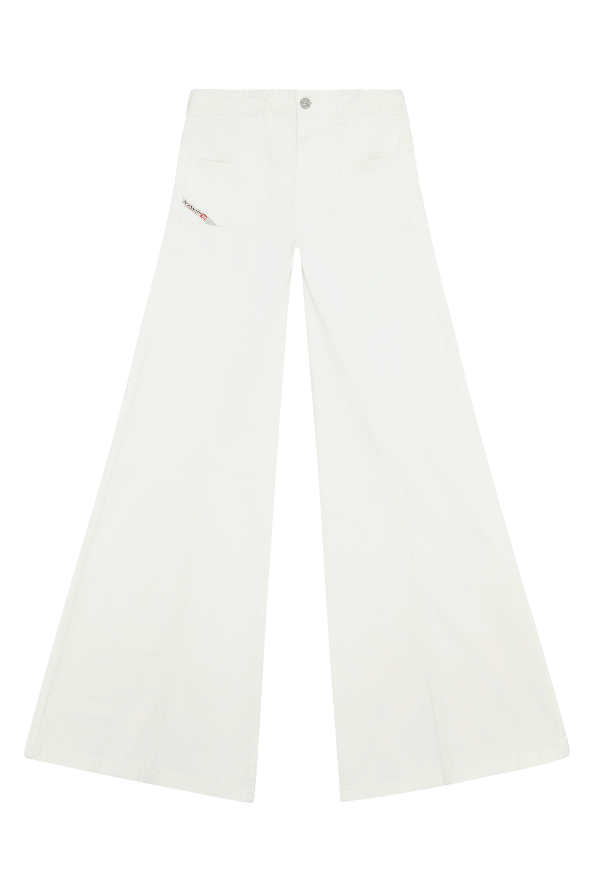 Diesel - Bootcut and Flare Jeans D-Akii 068JQ, White - Image 2