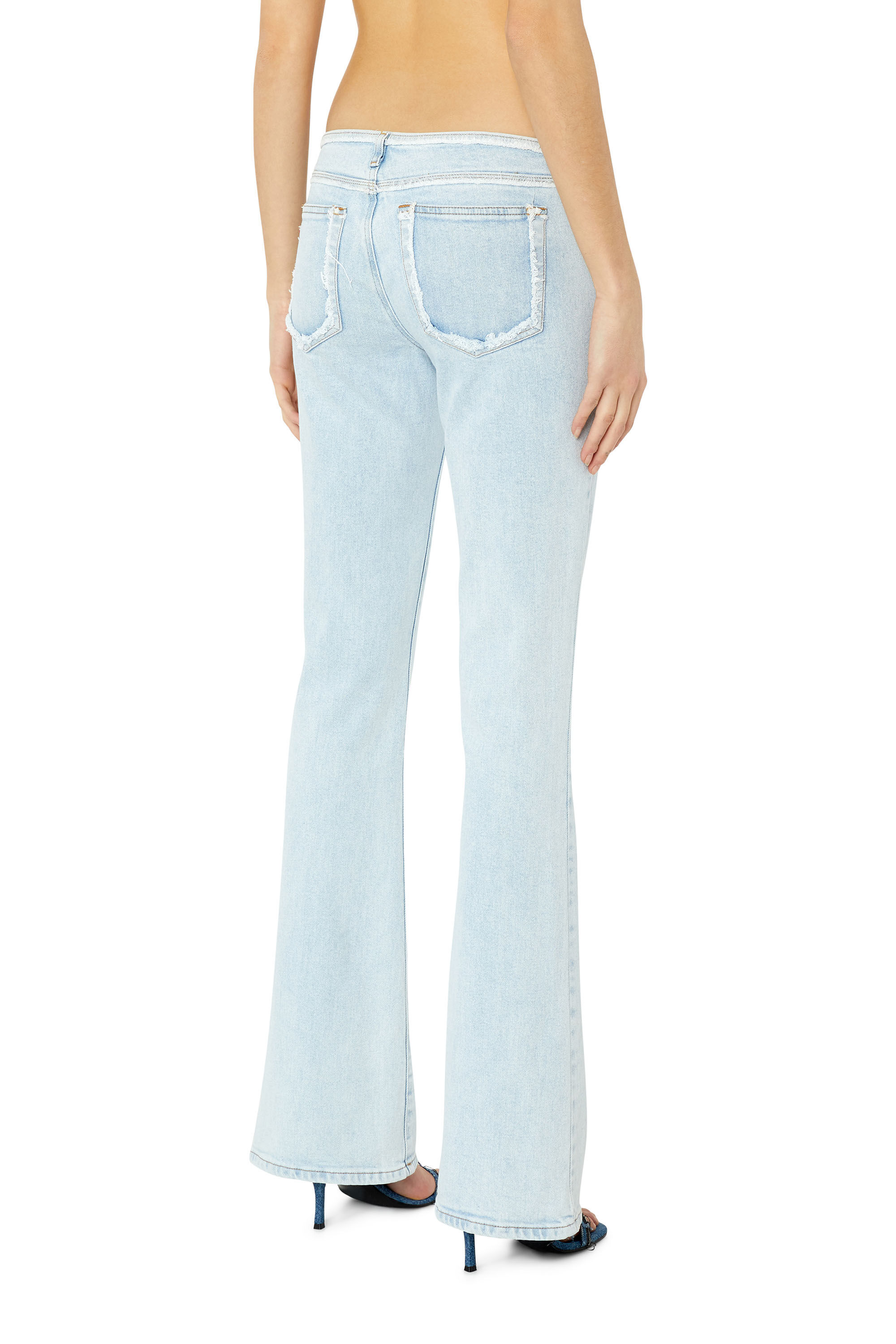 Diesel - Bootcut and Flare Jeans 1969 D-Ebbey 09F68, Light Blue - Image 4