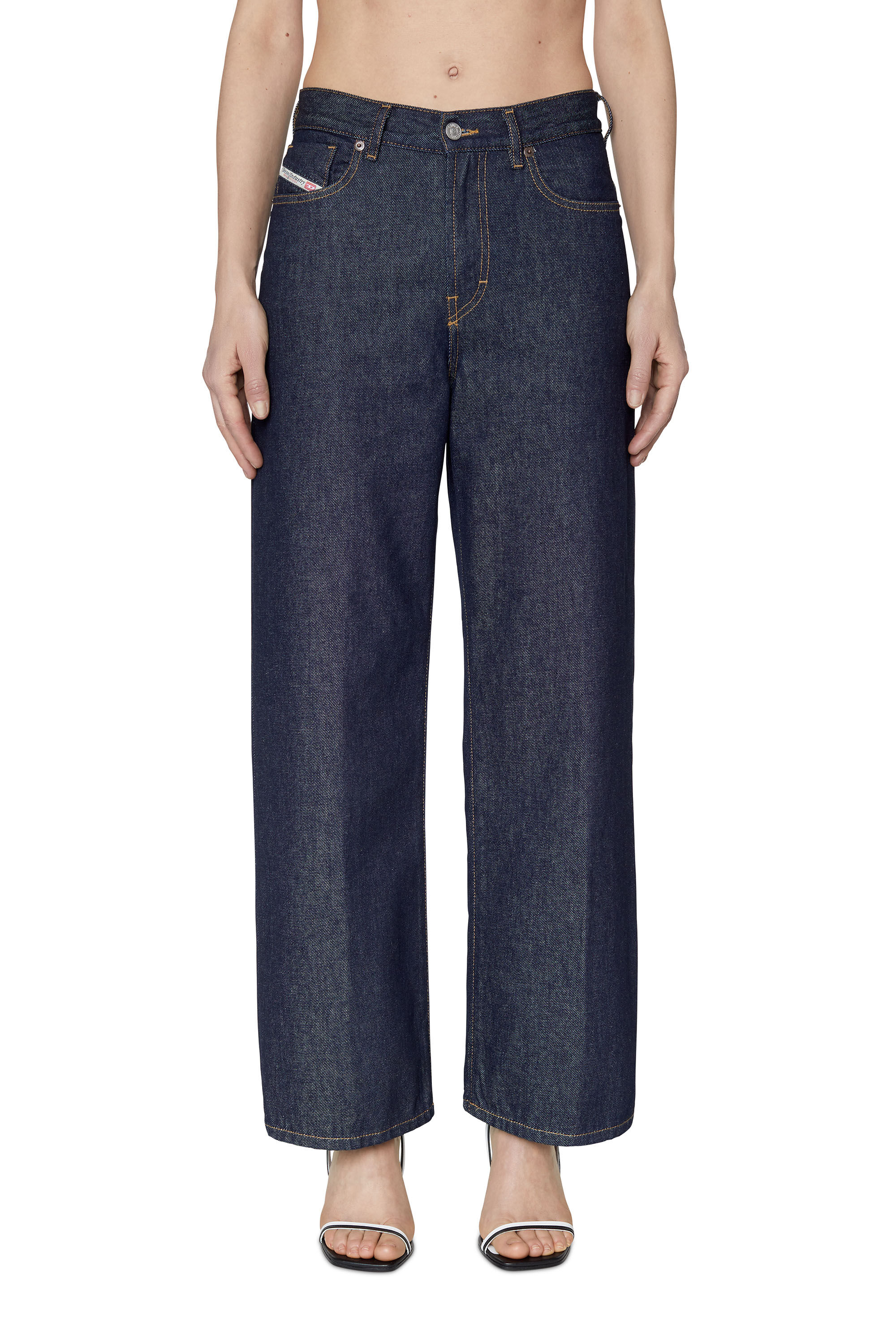 Diesel - Bootcut and Flare Jeans 2000 Widee Z9C02, Dark Blue - Image 3