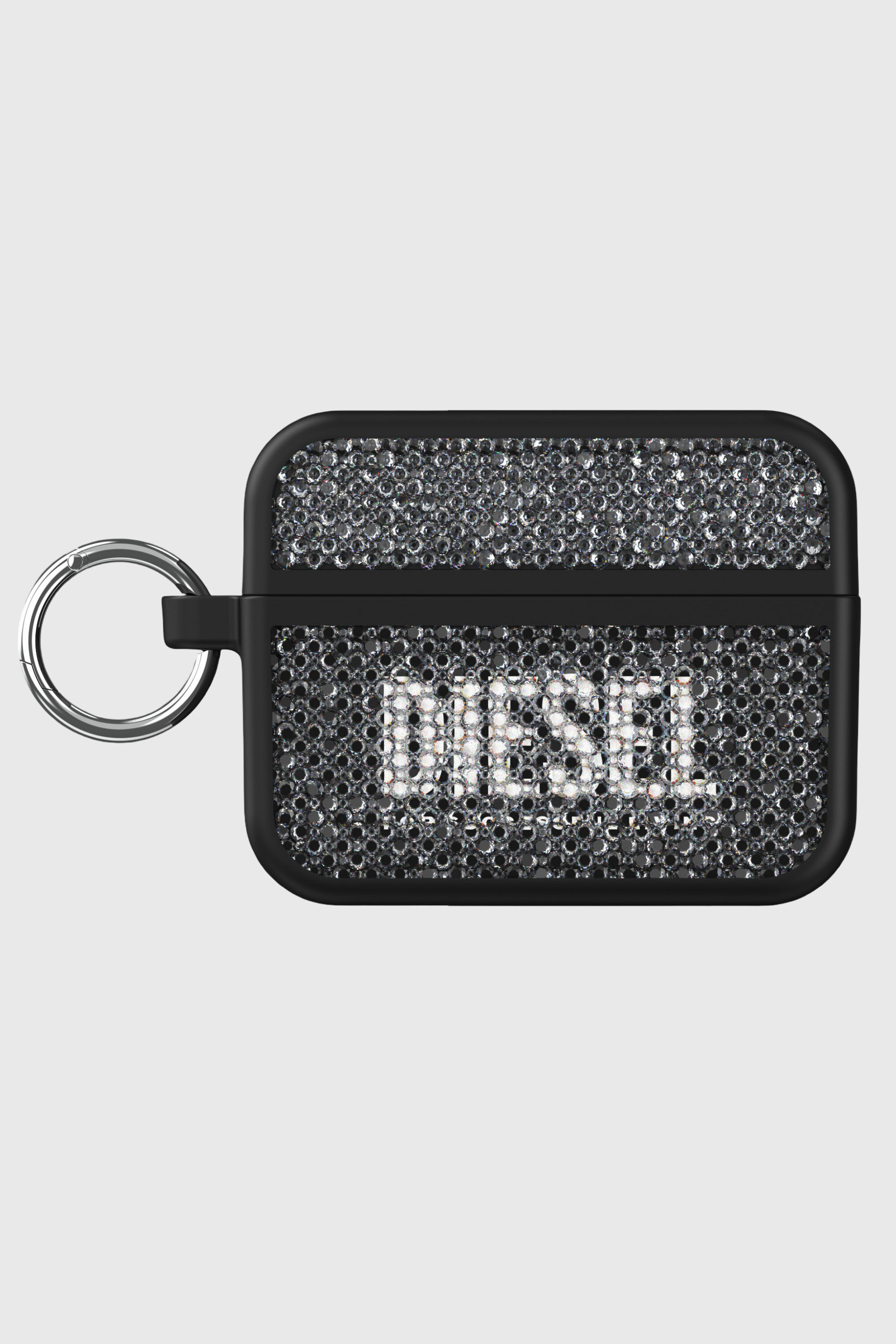 Diesel - 60195 AIRPOD CASE AIRPODS CASE, Unisex's Swarovski Crystal Case for Airpods Pro / Pro 2 in Black - 1