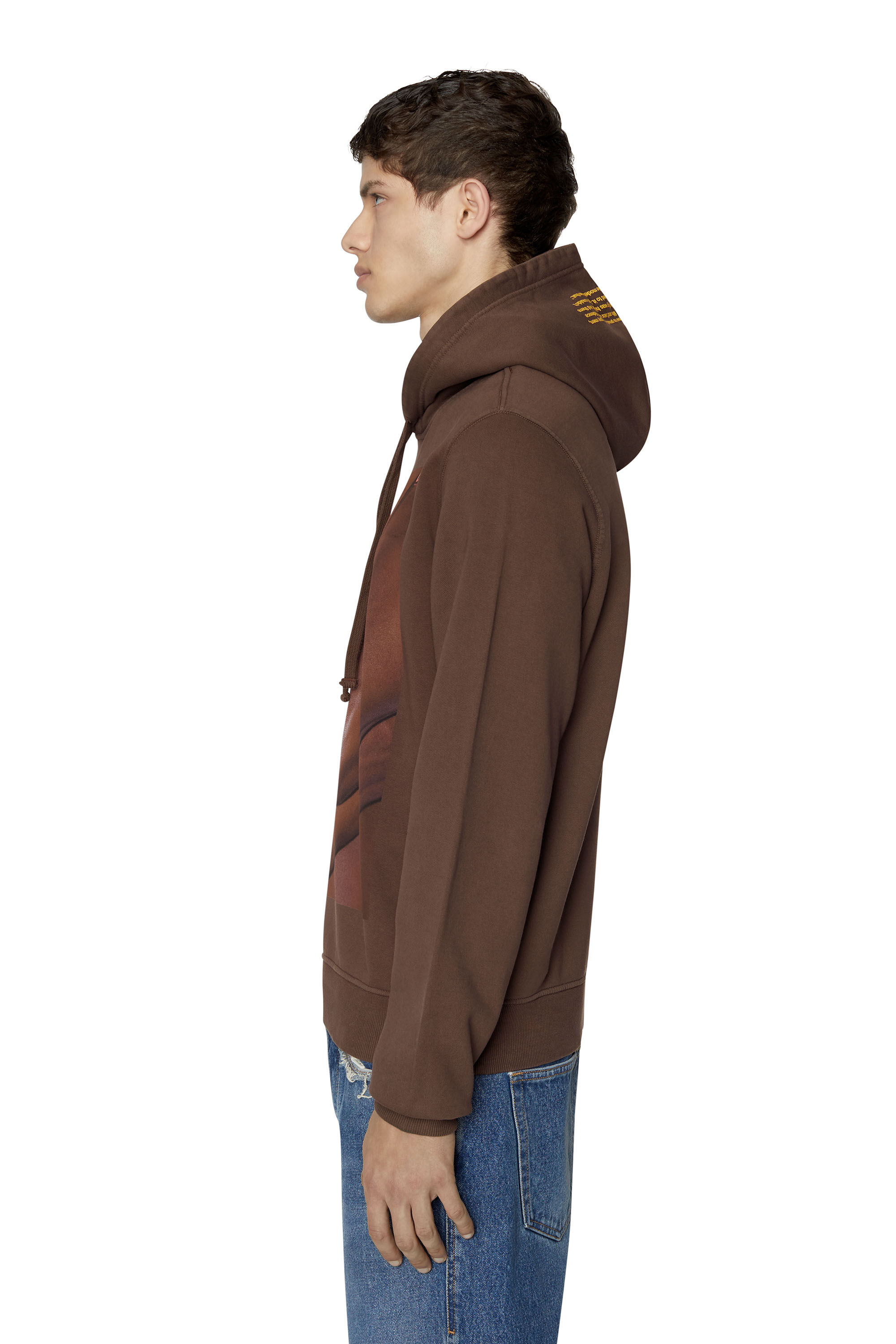 Diesel - PR-S-GINN-HOOD-NP, Brown - Image 5