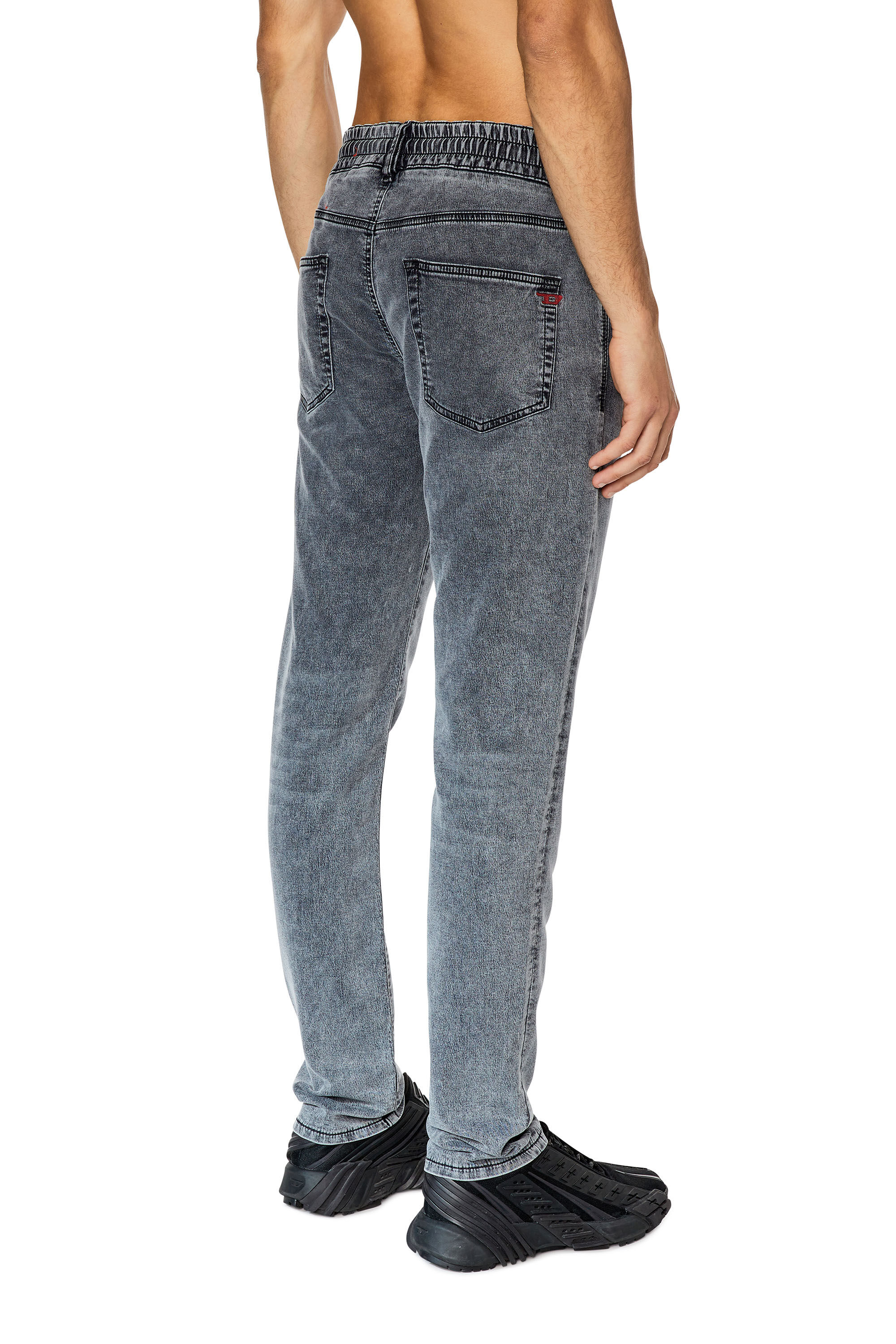 Diesel - Slim D-Strukt JoggJeans® 068DW, Light Grey - Image 4