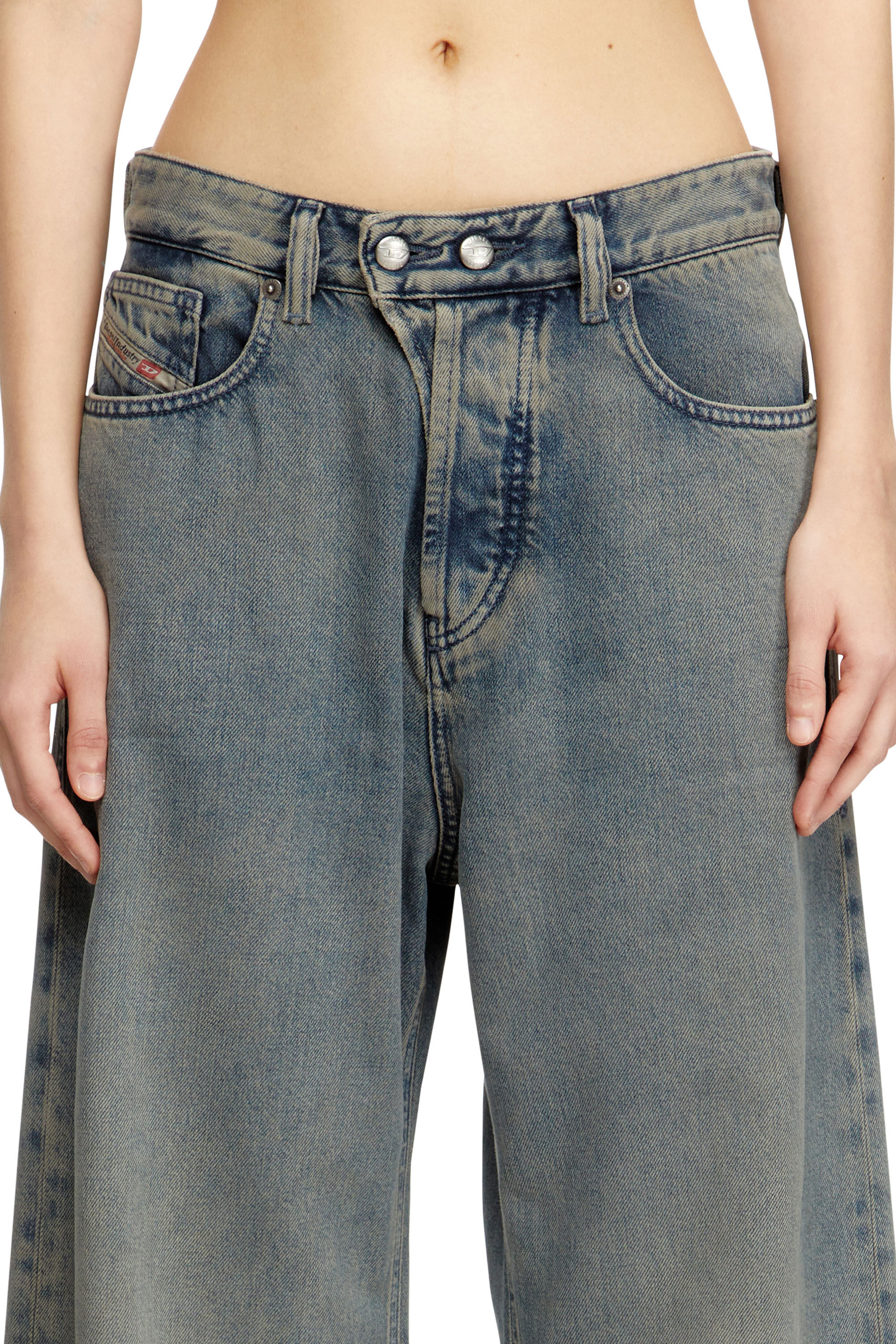 Diesel - Woman's Relaxed Jeans 1996 D-Sire 09N24, Medium blue - 5