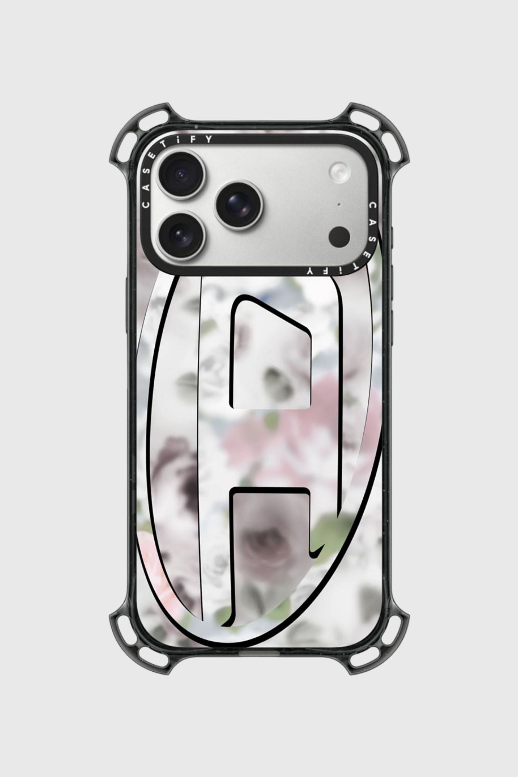 Diesel - 60585 MOULDED CASE, Unisex's Oval D bounce case for iPhone 17 Pro Max in Black/Pink - 1