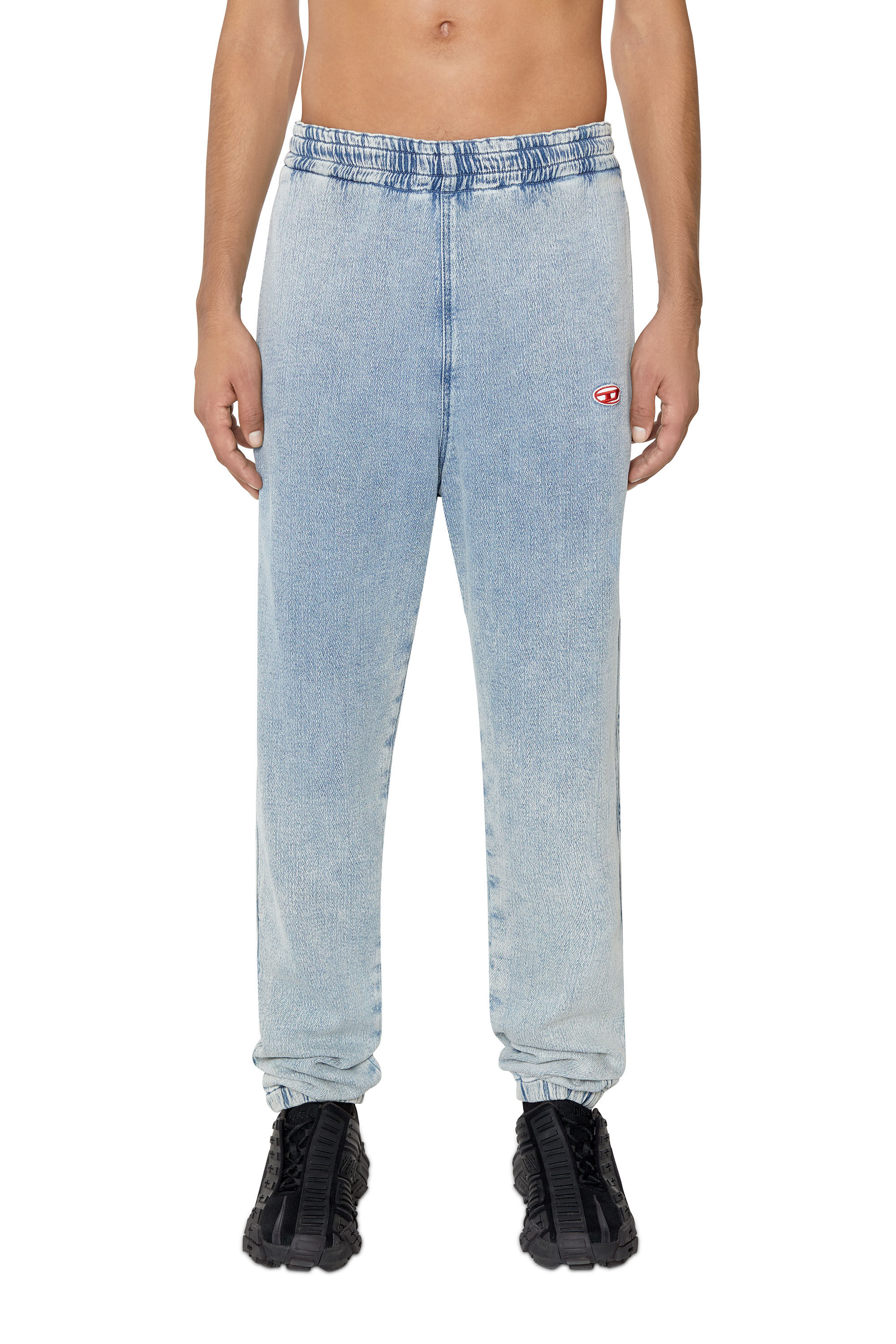 Diesel - Tapered D-Lab Track Denim 09D01, Light Blue - Image 3