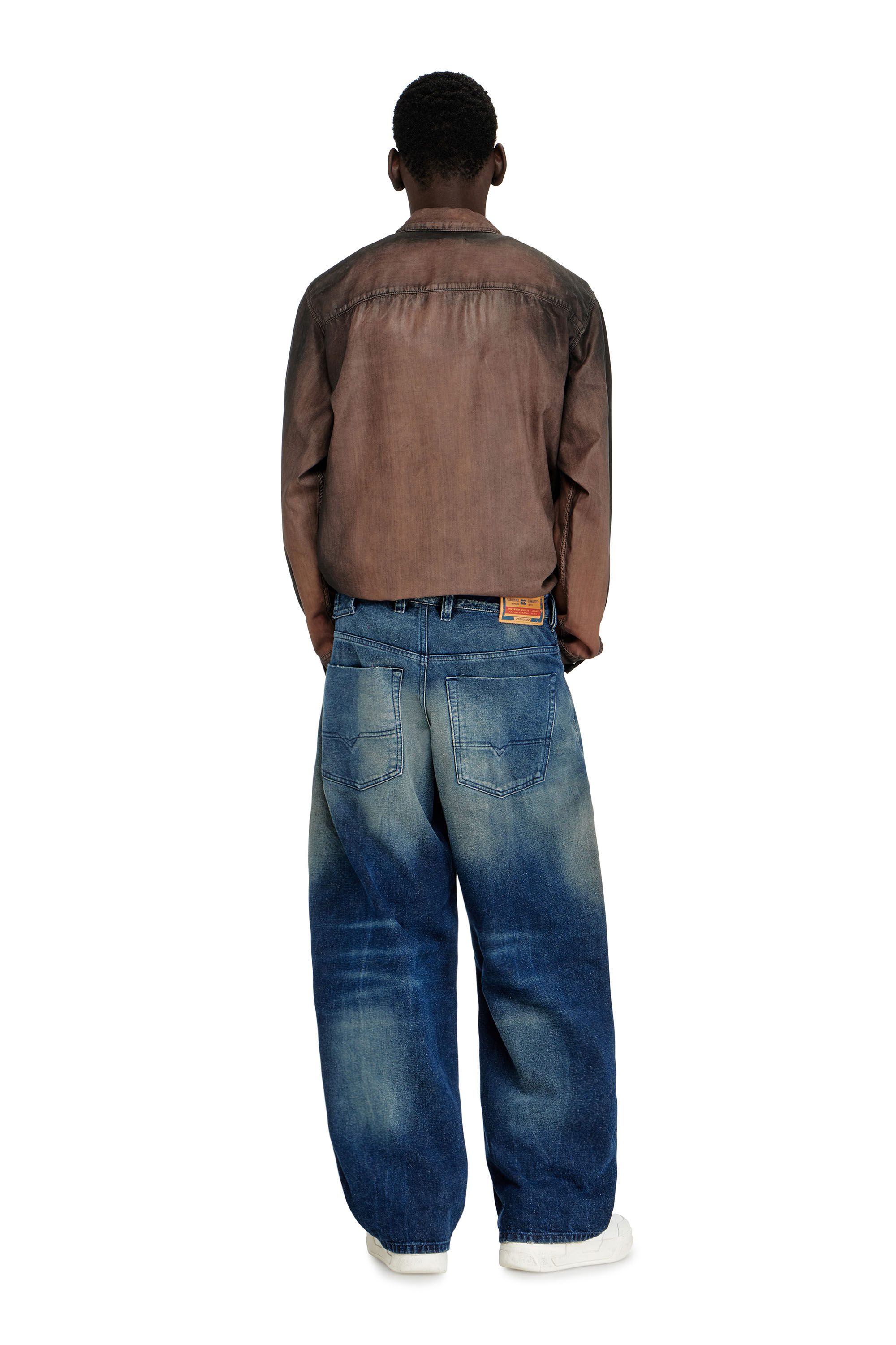 Diesel - Unisex's Relaxed Jeans 1997 D-Enim-M 007DQ, Dark Blue - 5