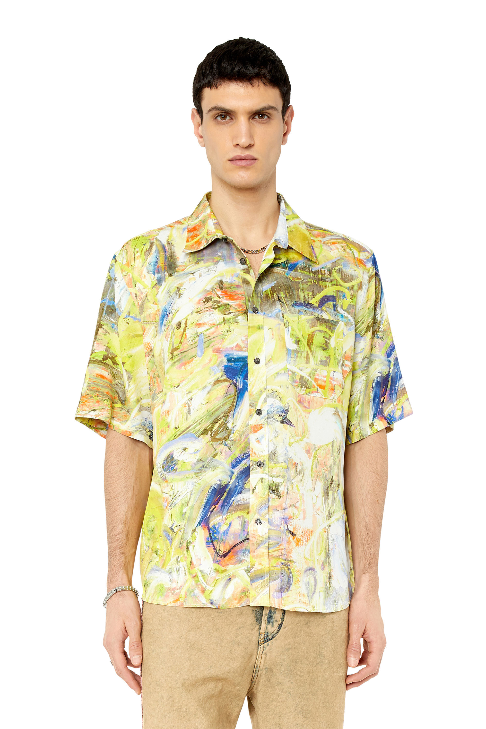 Diesel - S-UMBE-SSL-PRINT, Green/Yellow - Image 3