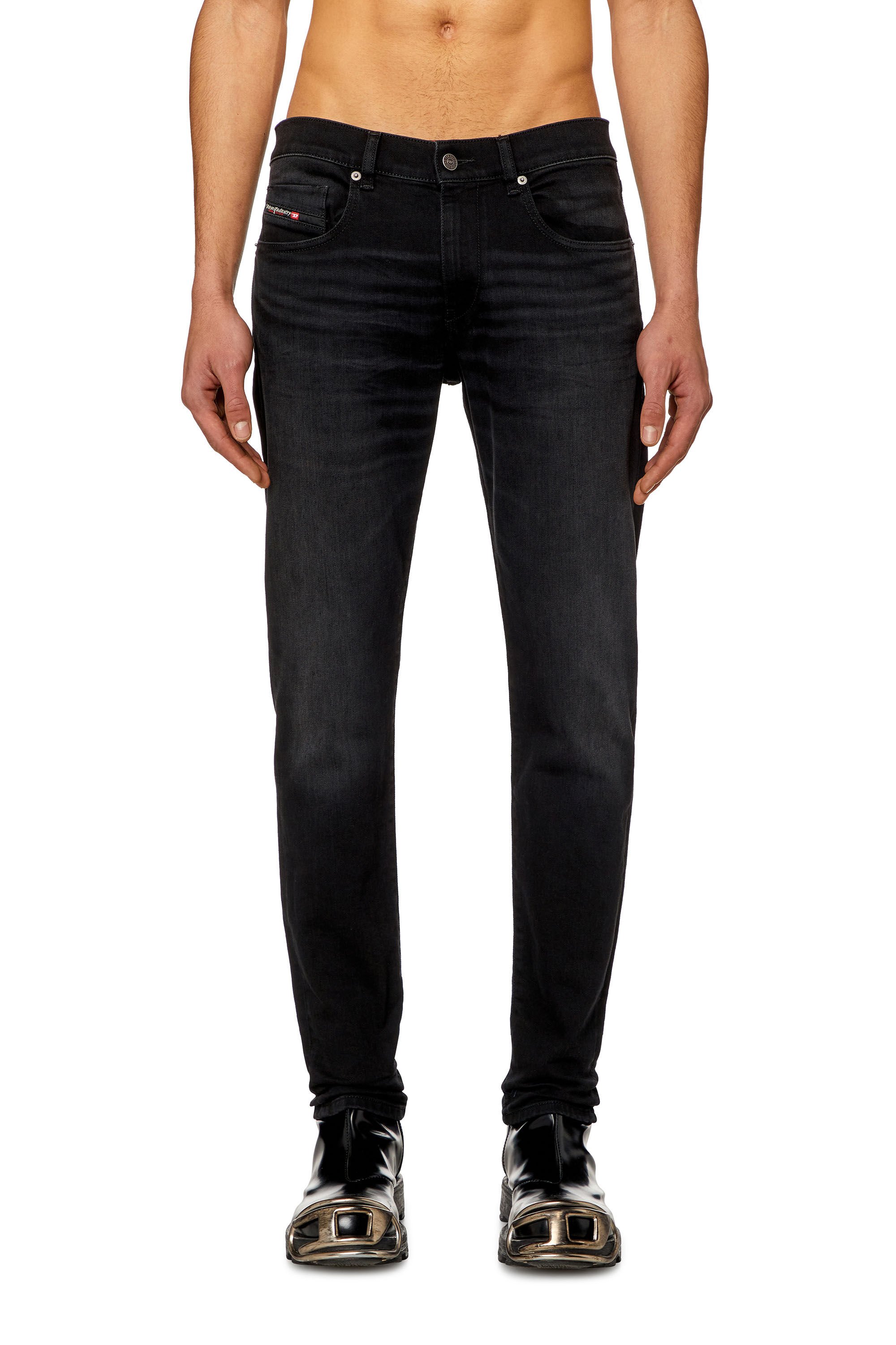 Diesel - Slim Jeans 2019 D-Strukt 09H32, Black/Dark grey - Image 3